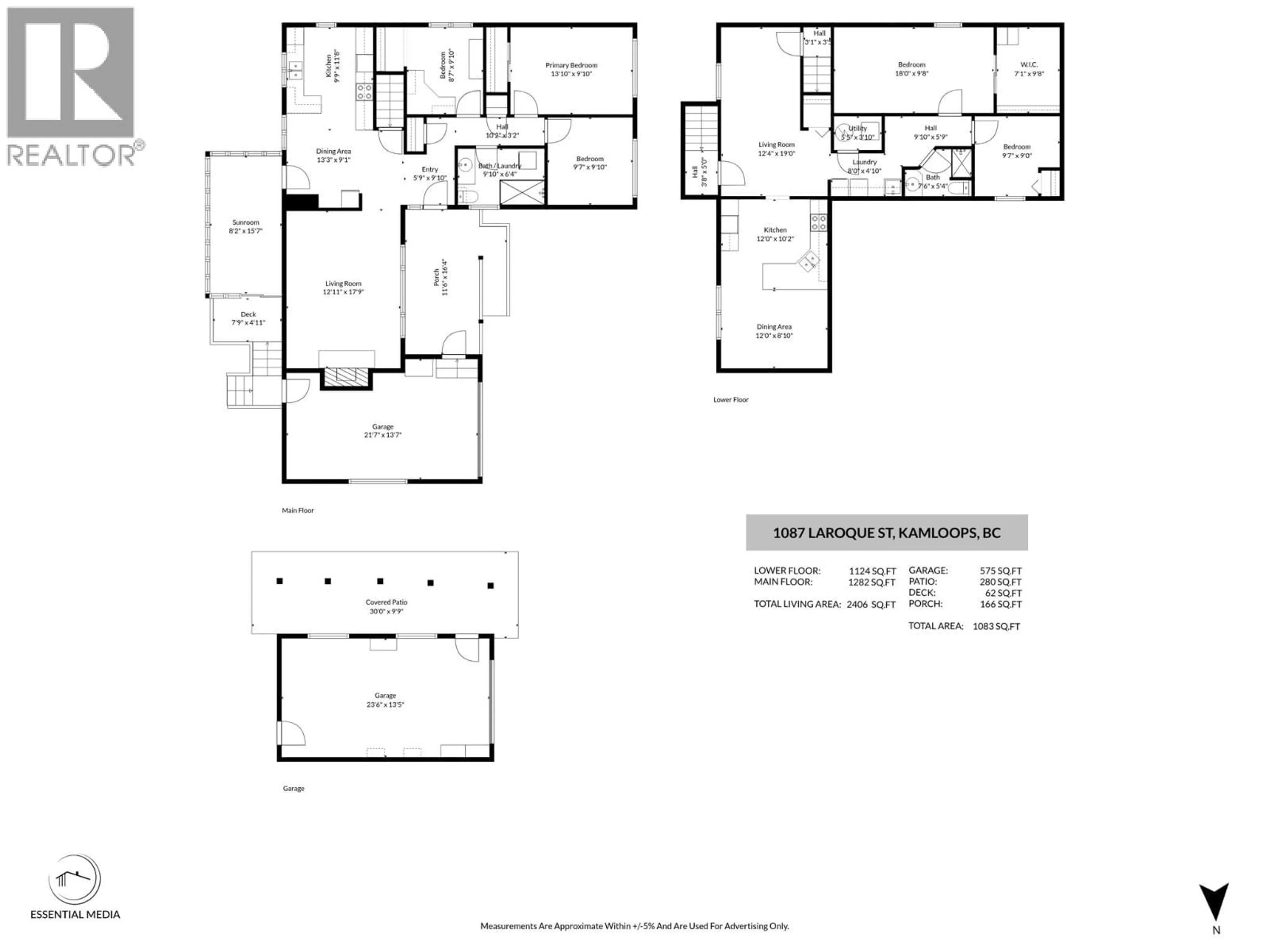 Floor plan for 1087 LAROQUE STREET, Kamloops British Columbia V2B5L6