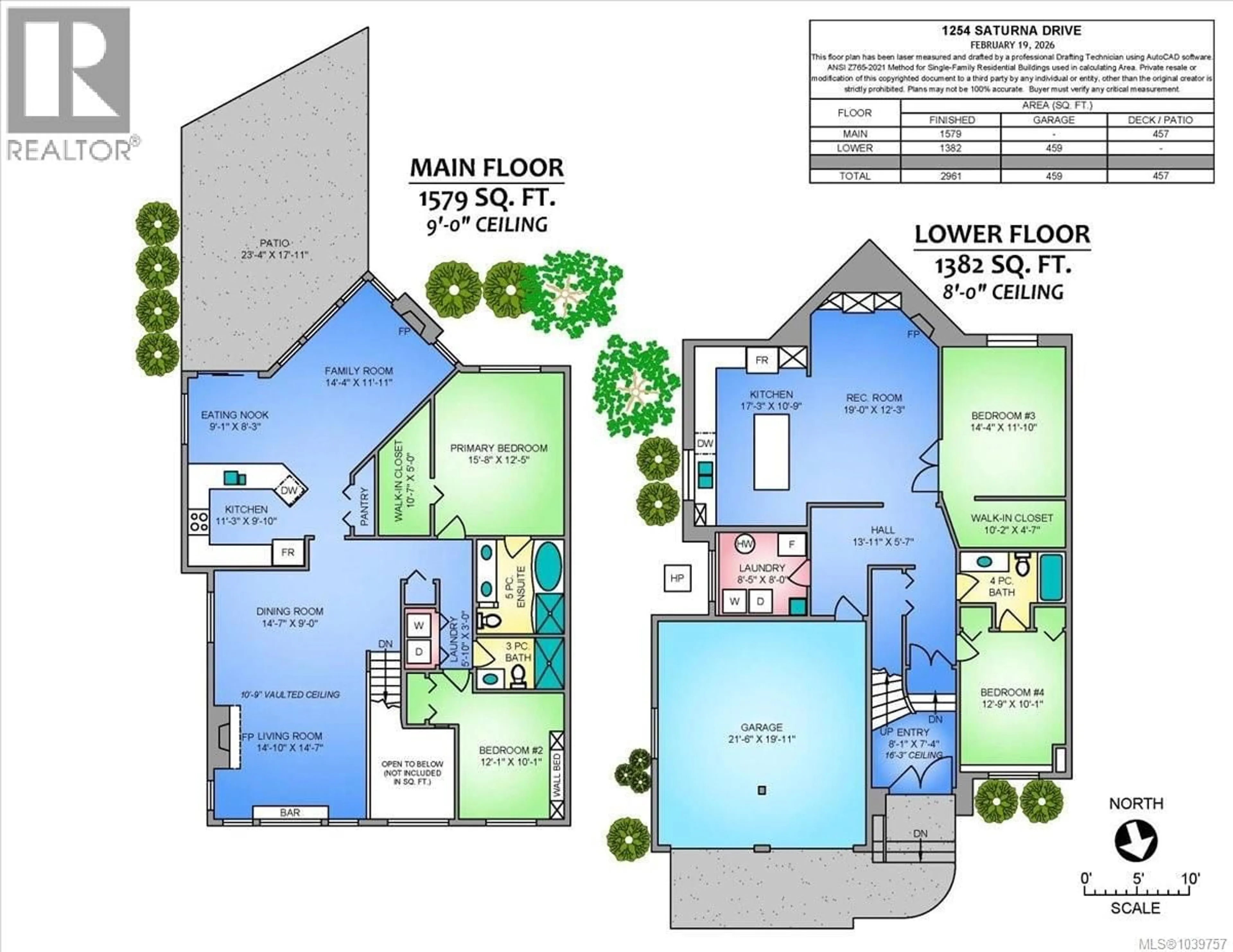 Floor plan for 1266 SATURNA DRIVE, Parksville British Columbia V9P2X6