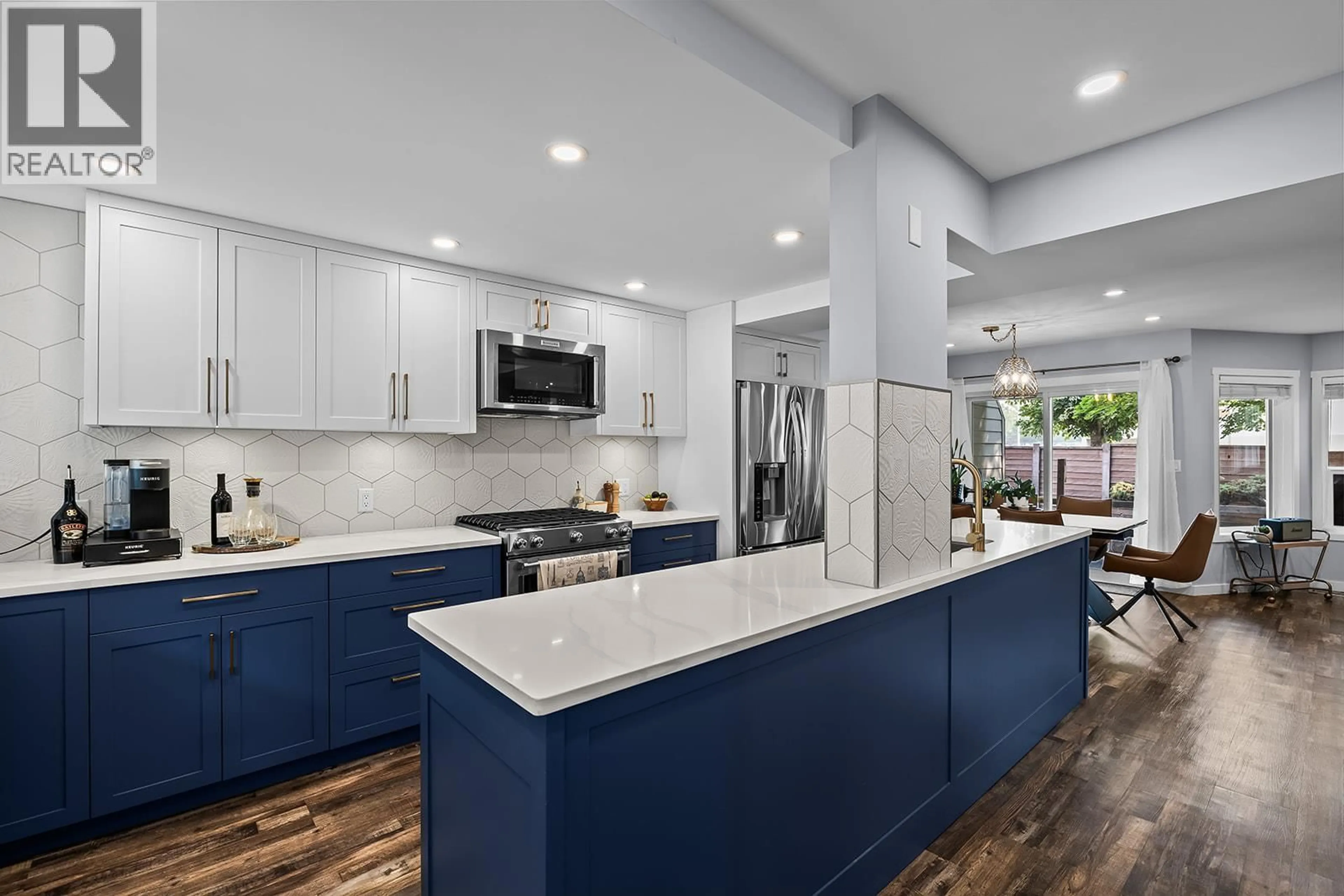 Open concept kitchen, ceramic/tile floor for 502 - 2125 BURTCH ROAD, Kelowna British Columbia V1Y8N1