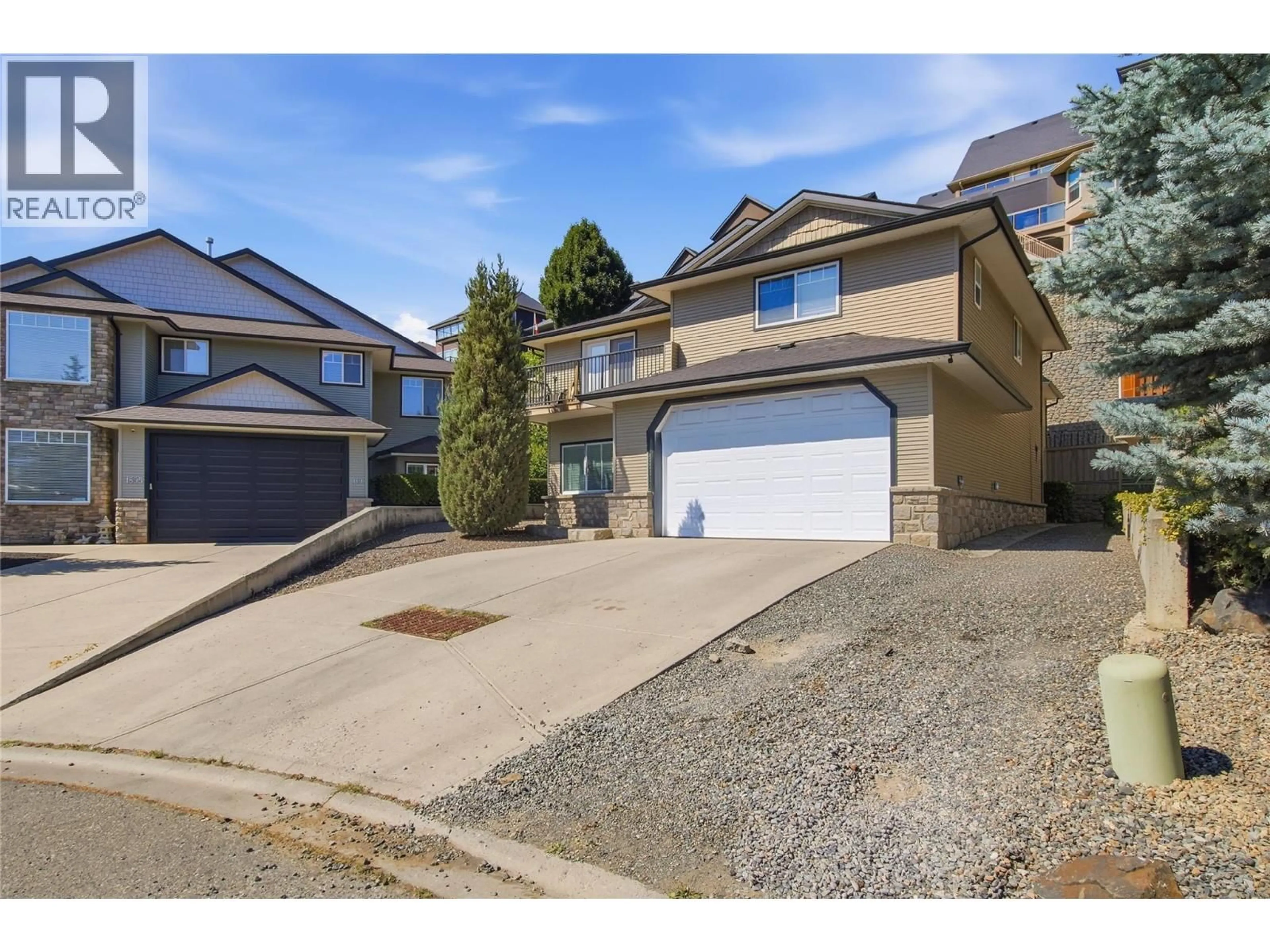 A pic from outside/outdoor area/front of a property/back of a property/a pic from drone, street for 1887 GROUSE COURT, Kamloops British Columbia V2B8S9