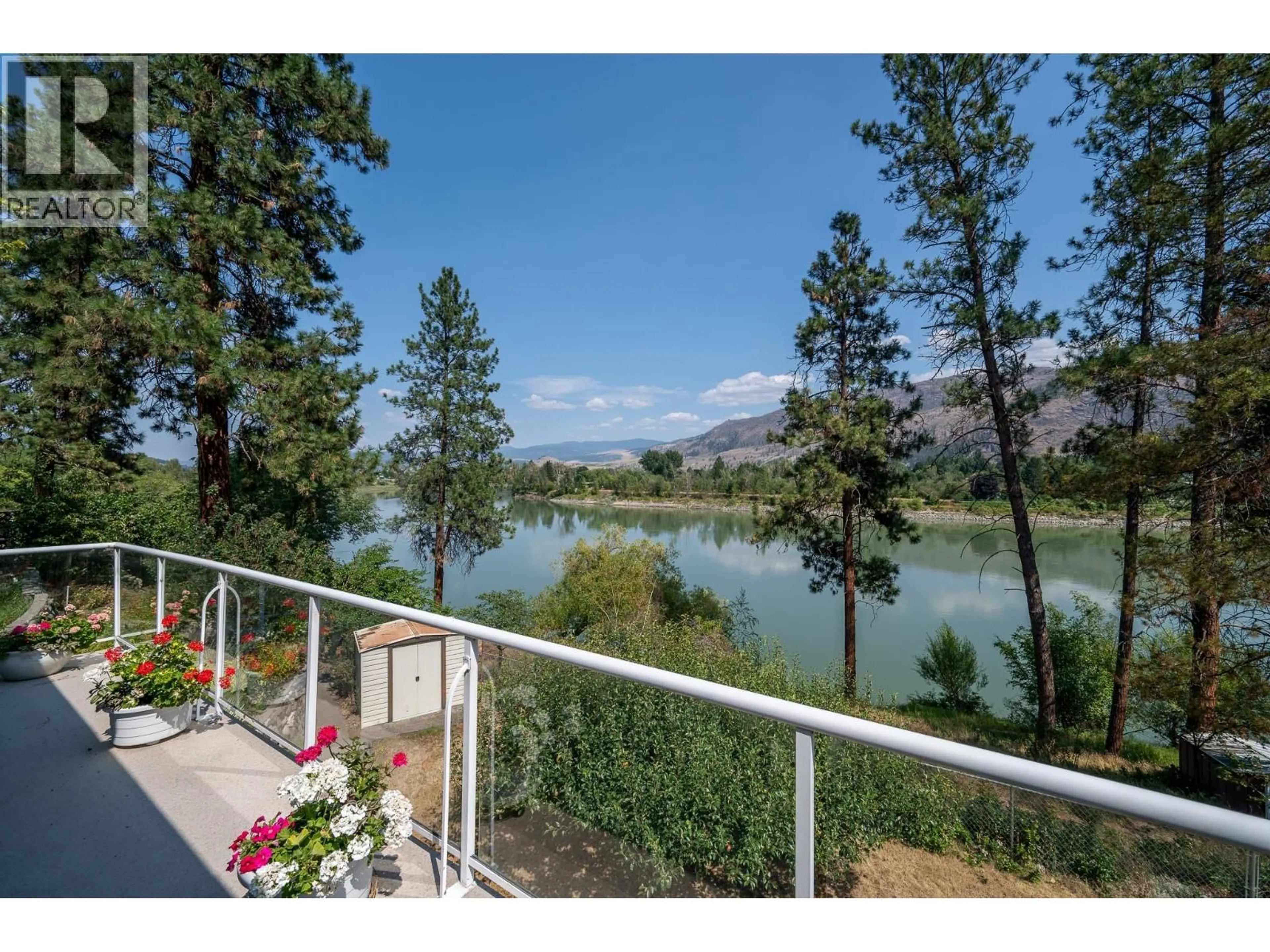 Patio, water/lake/river/ocean view for 4707 WESTSYDE ROAD, Kamloops British Columbia V2B8N4