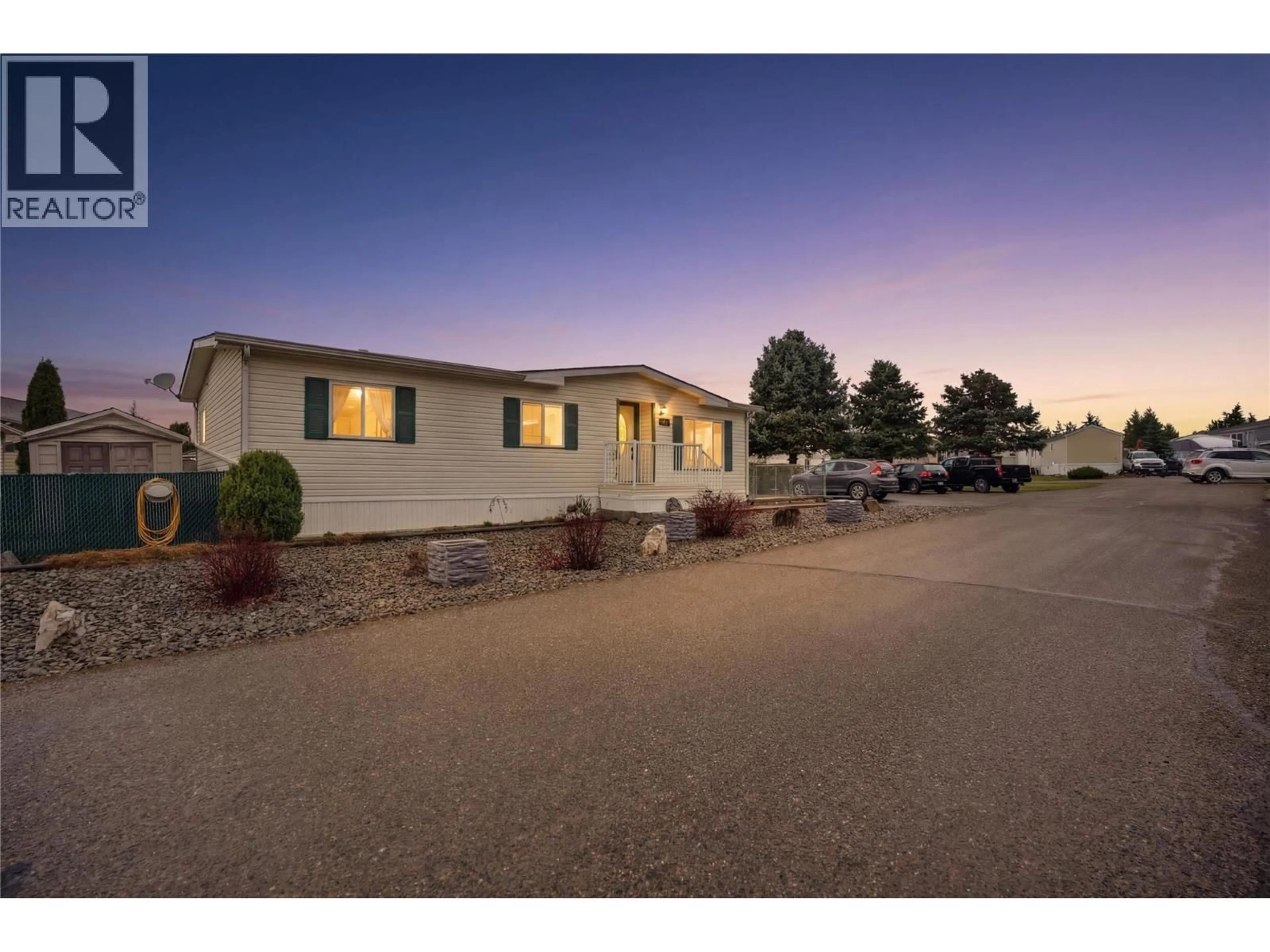 A pic from outside/outdoor area/front of a property/back of a property/a pic from drone, street for 39 - 4510 POWER ROAD, Barriere British Columbia V0E1E0