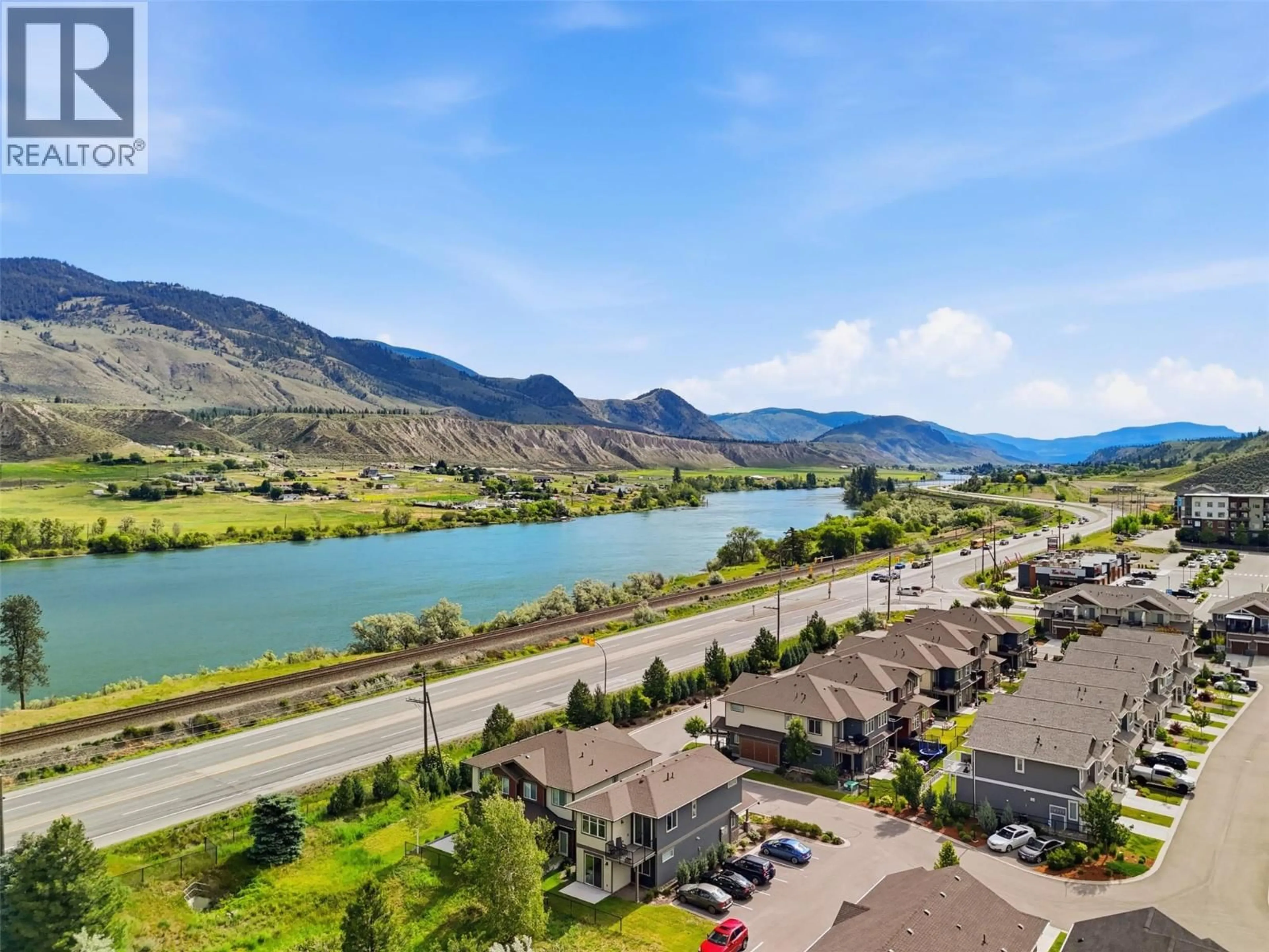 A pic from outside/outdoor area/front of a property/back of a property/a pic from drone, water/lake/river/ocean view for 127 - 200 GRAND BOULEVARD, Kamloops British Columbia V2C0H3