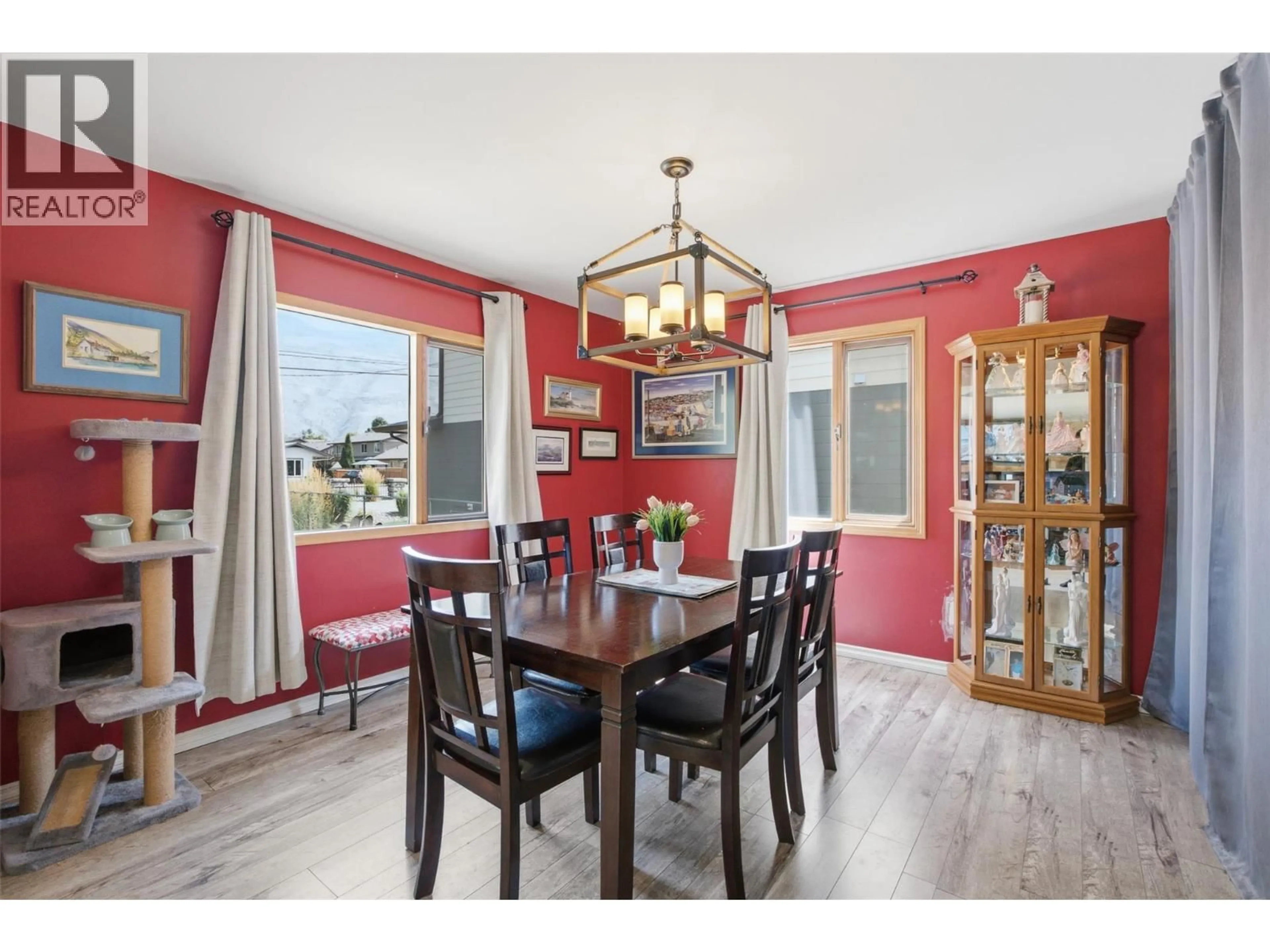 Dining room, wood/laminate floor for 3052 WESTSYDE ROAD, Kamloops British Columbia V2B7G3