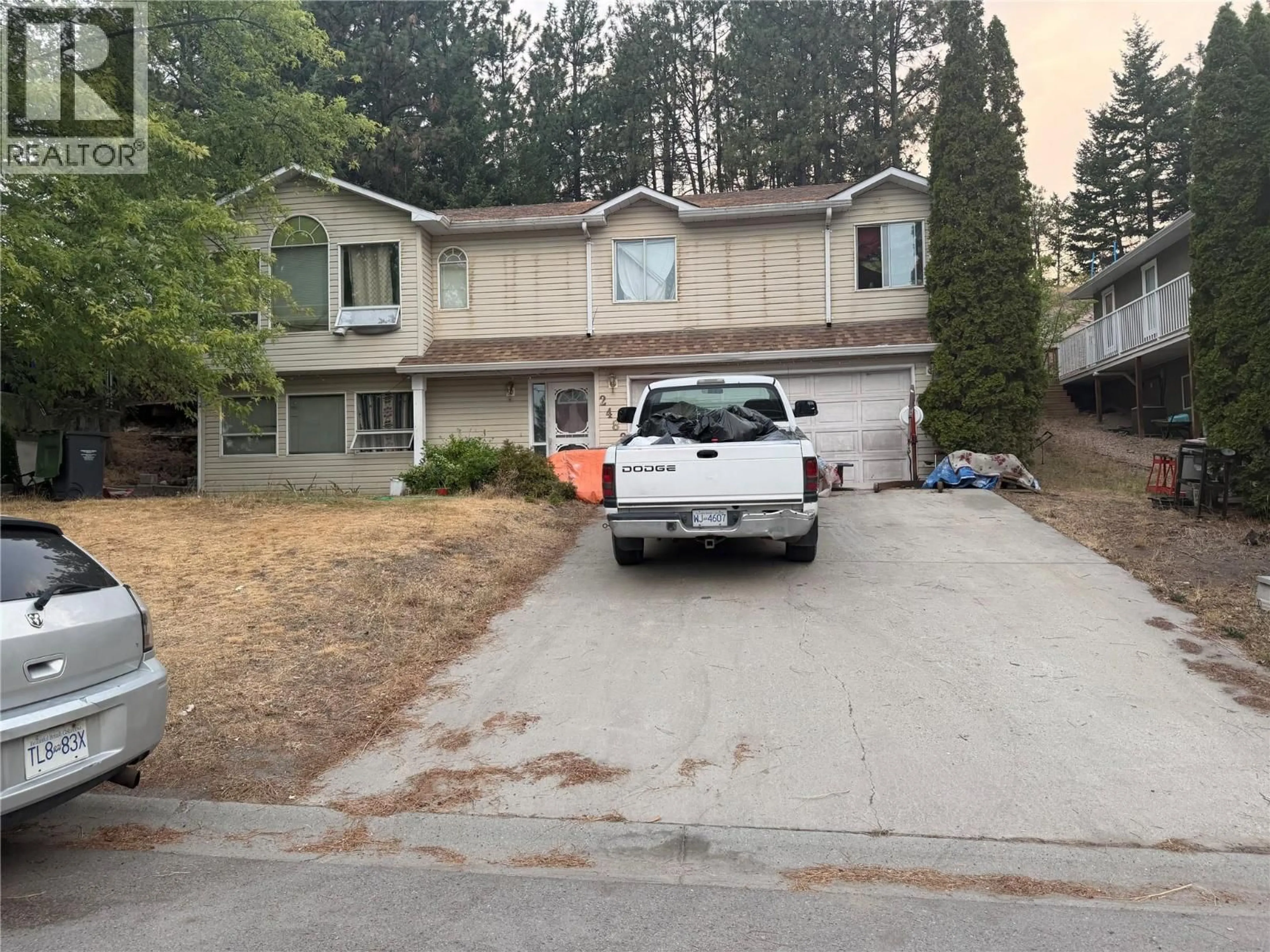Home with vinyl exterior material, street for 2482 ALEXANDRIA WAY, West Kelowna British Columbia V4T1T7