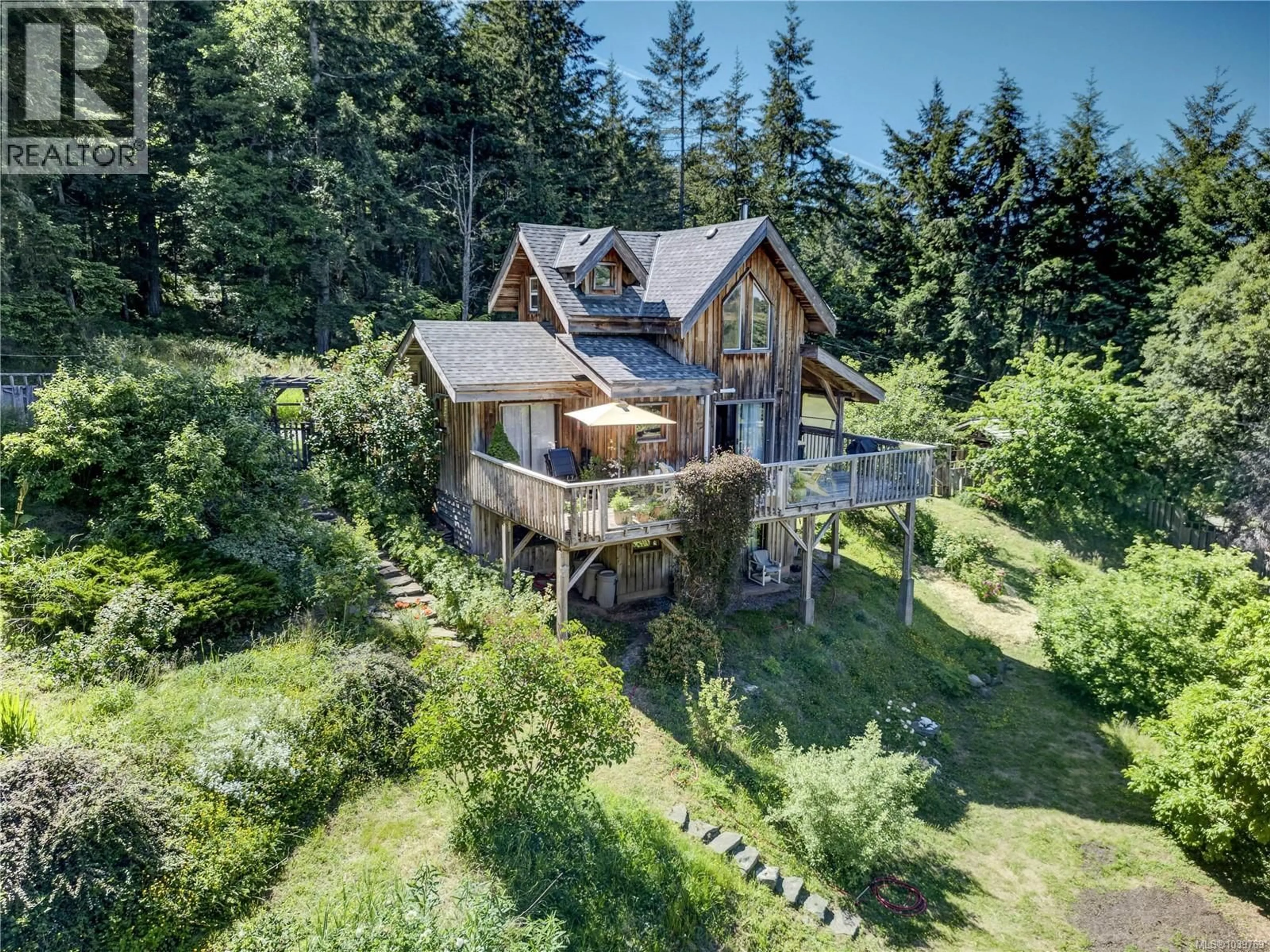 A pic from outside/outdoor area/front of a property/back of a property/a pic from drone, unknown for 220 WRIGHT ROAD, Salt Spring British Columbia V8K2H8