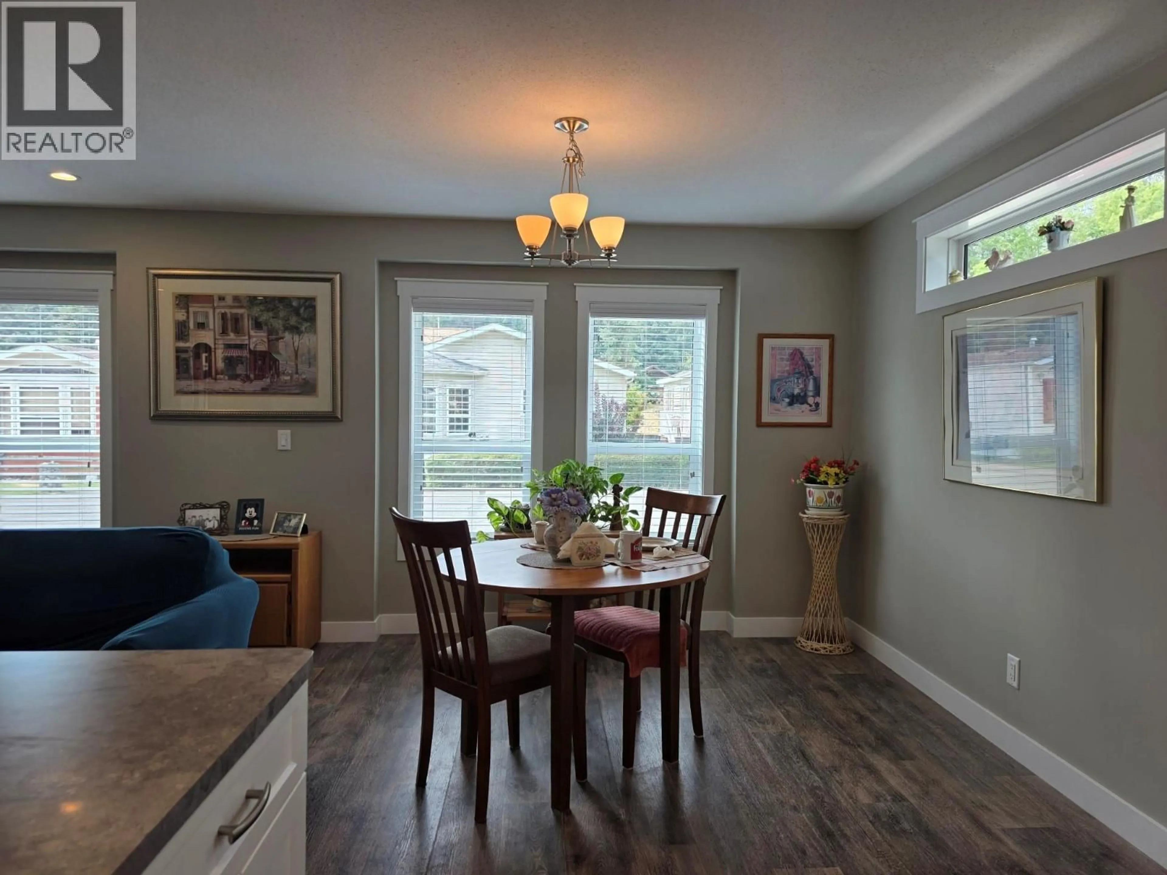 Dining room, wood/laminate floor for 29 - 1500 NEIMI ROAD, Christina Lake British Columbia V0H1E0