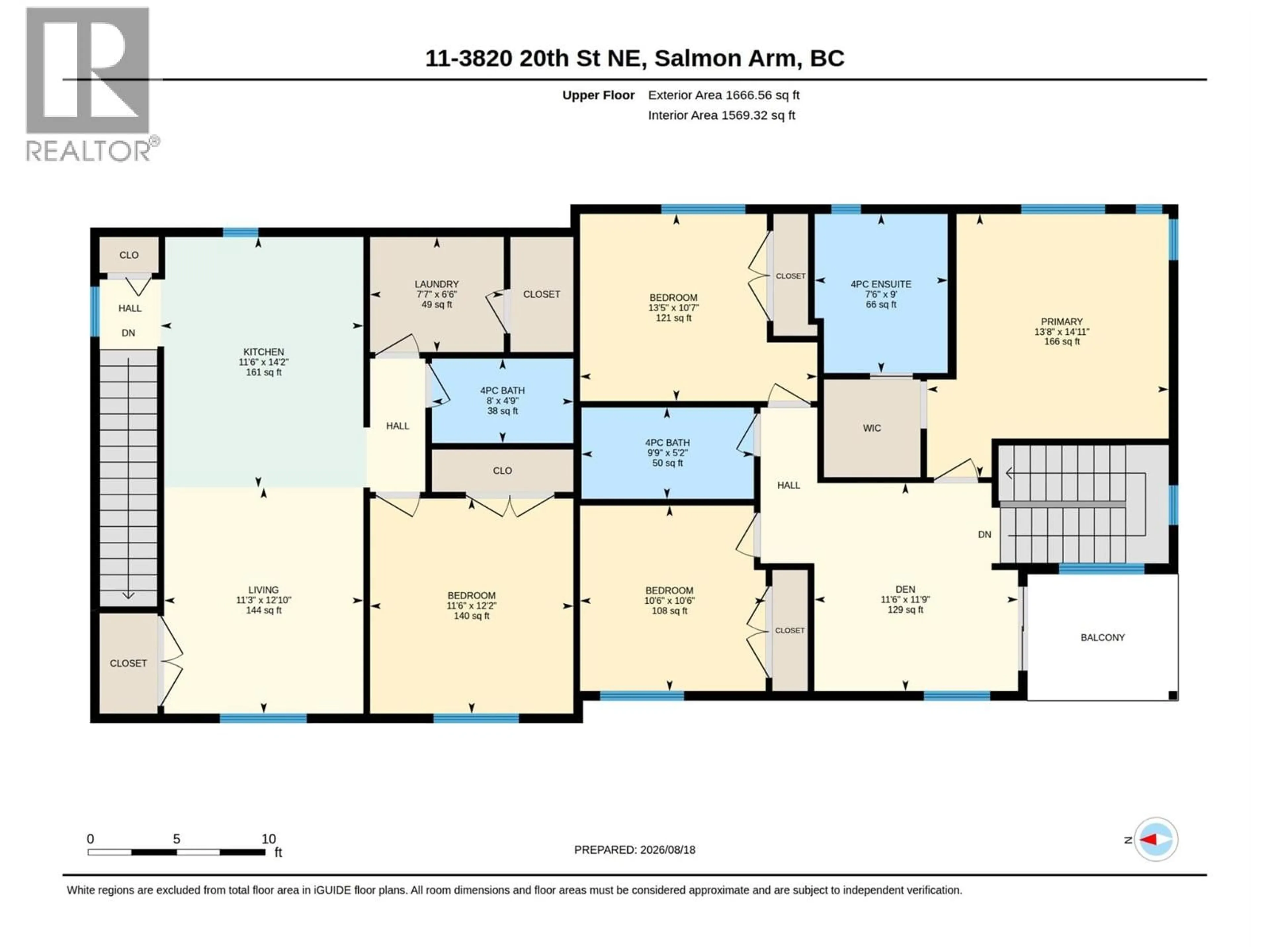 Floor plan for 11 - 3820 20 STREET NORTHEAST, Salmon Arm British Columbia V1E0G7