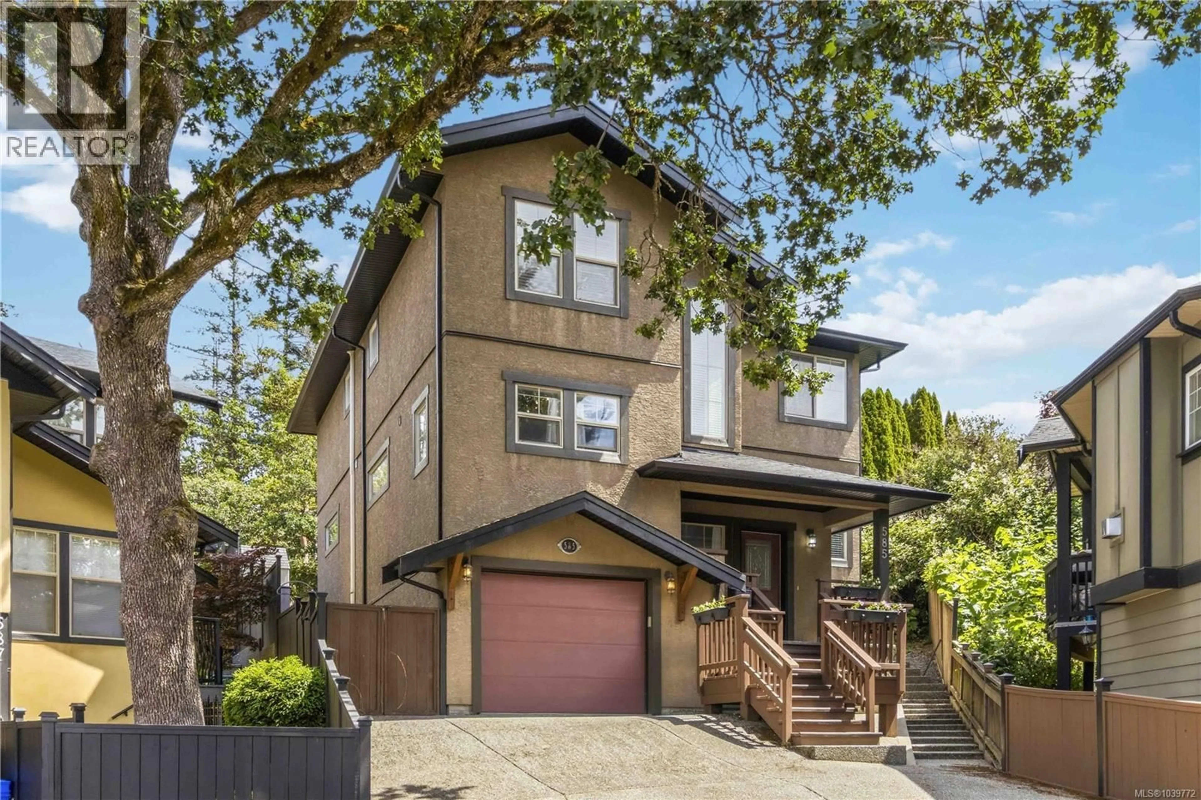 Home with brick exterior material, street for 585 ATTICUS COURT, Langford British Columbia V9B0C8