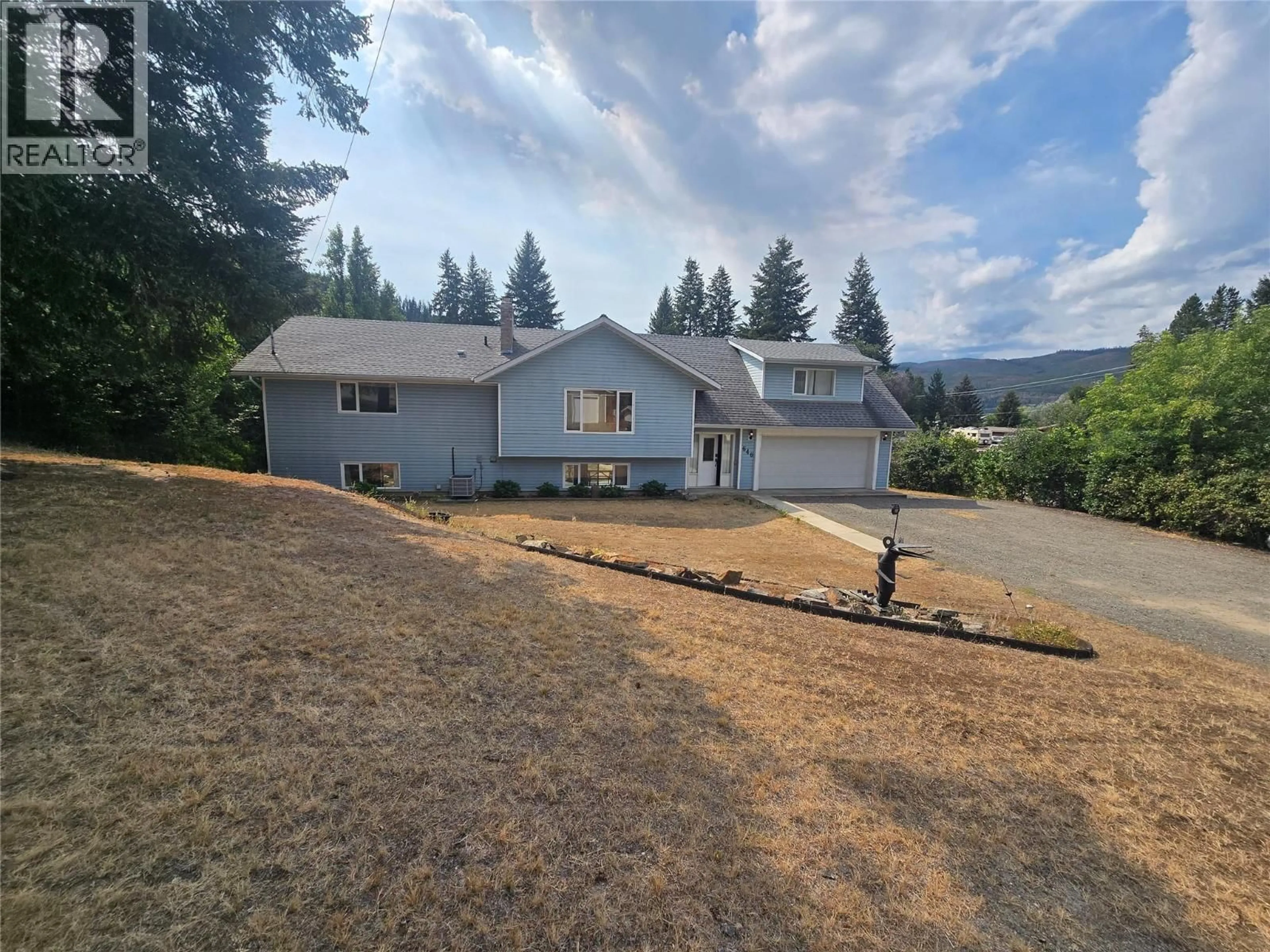 A pic from outside/outdoor area/front of a property/back of a property/a pic from drone, mountain view for 646 HAIGH ROAD, Kamloops British Columbia V0E1E0