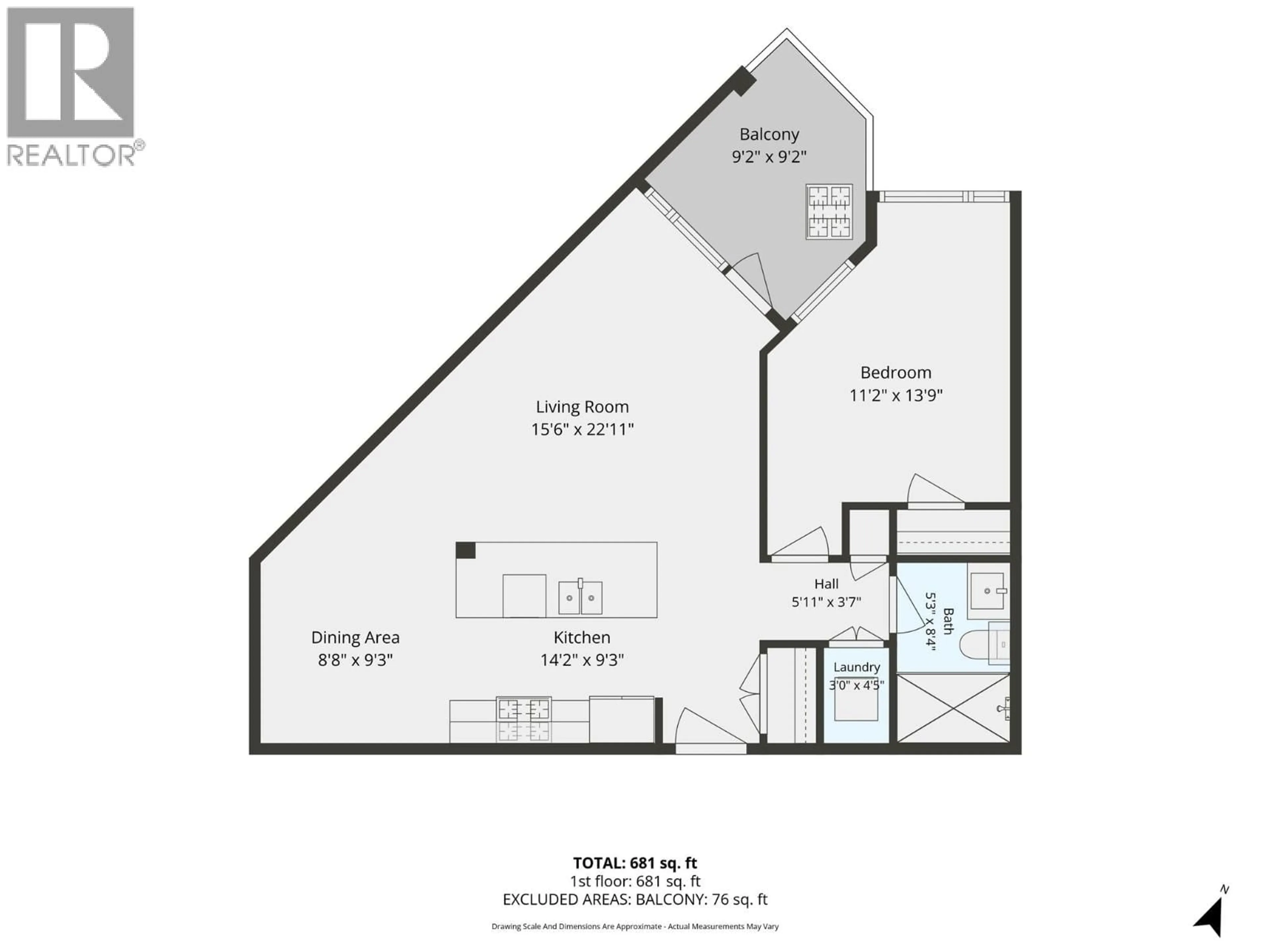 Floor plan for 301 - 710 VERNON STREET, Nelson British Columbia V1L4G2
