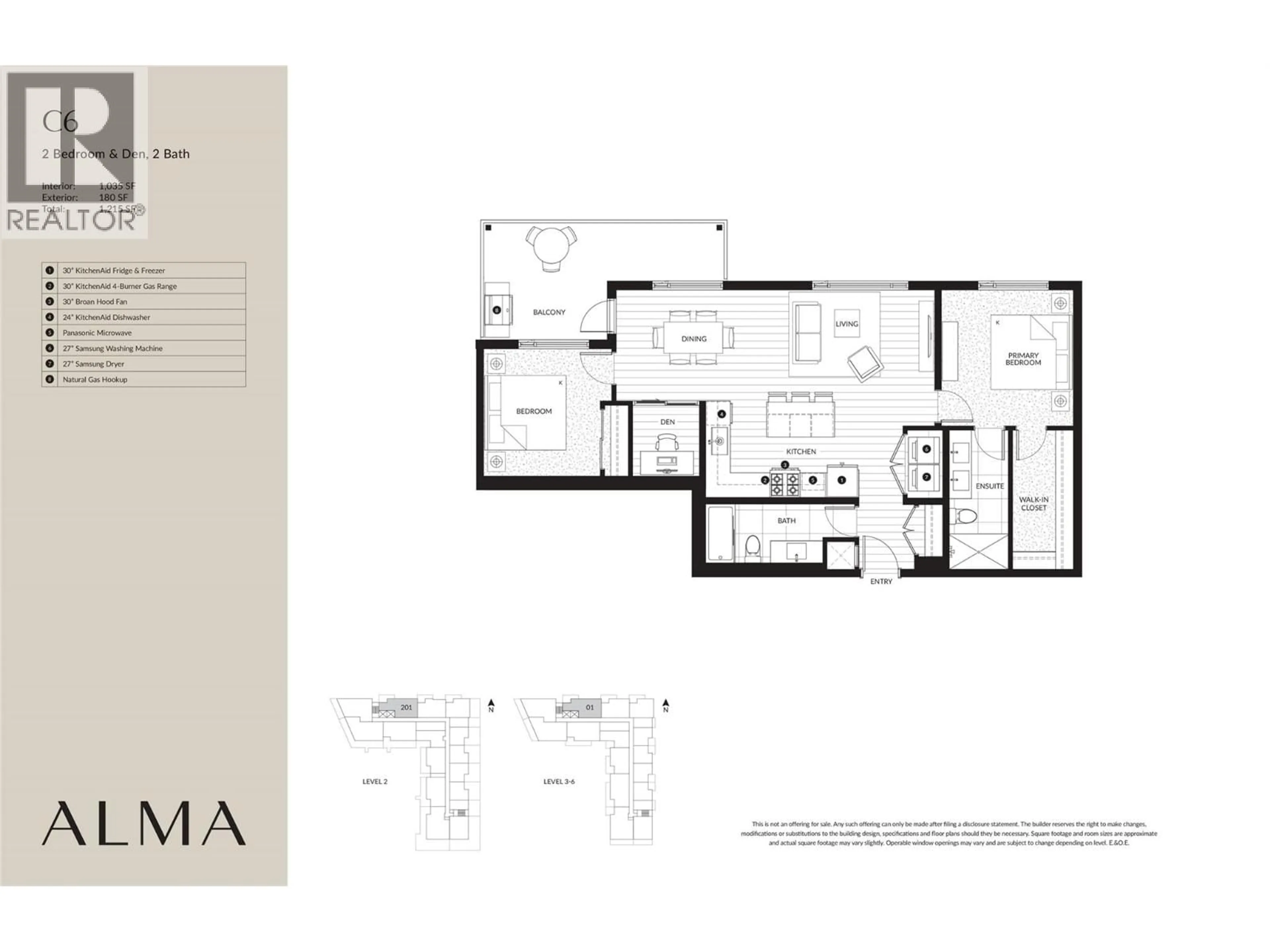 Floor plan for 401 - 3051 ABBOTT STREET, Kelowna British Columbia V1Y0P1