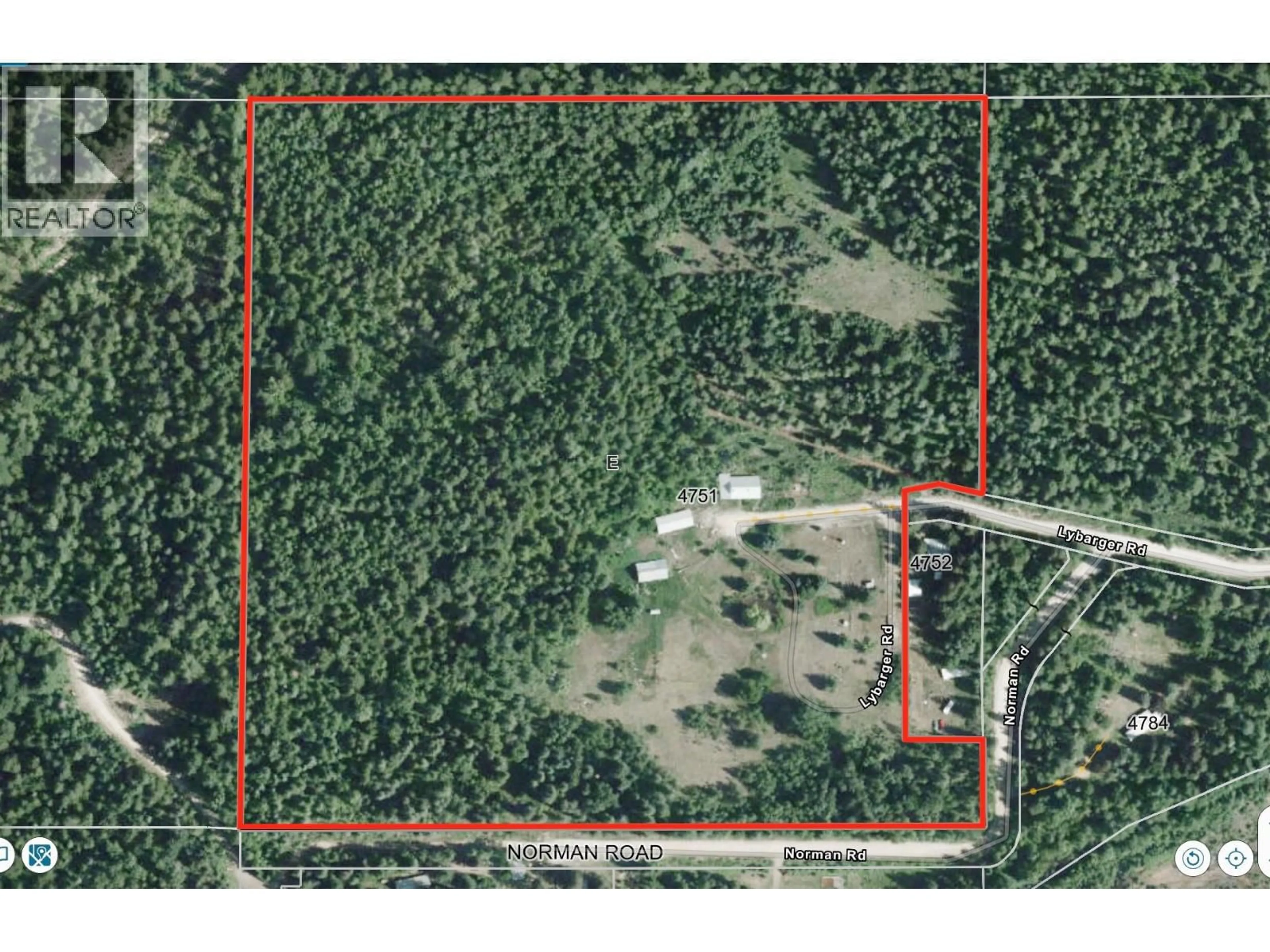A pic from outside/outdoor area/front of a property/back of a property/a pic from drone, forest/trees view for 4751 LYBARGER ROAD, Malakwa British Columbia V0E2J0
