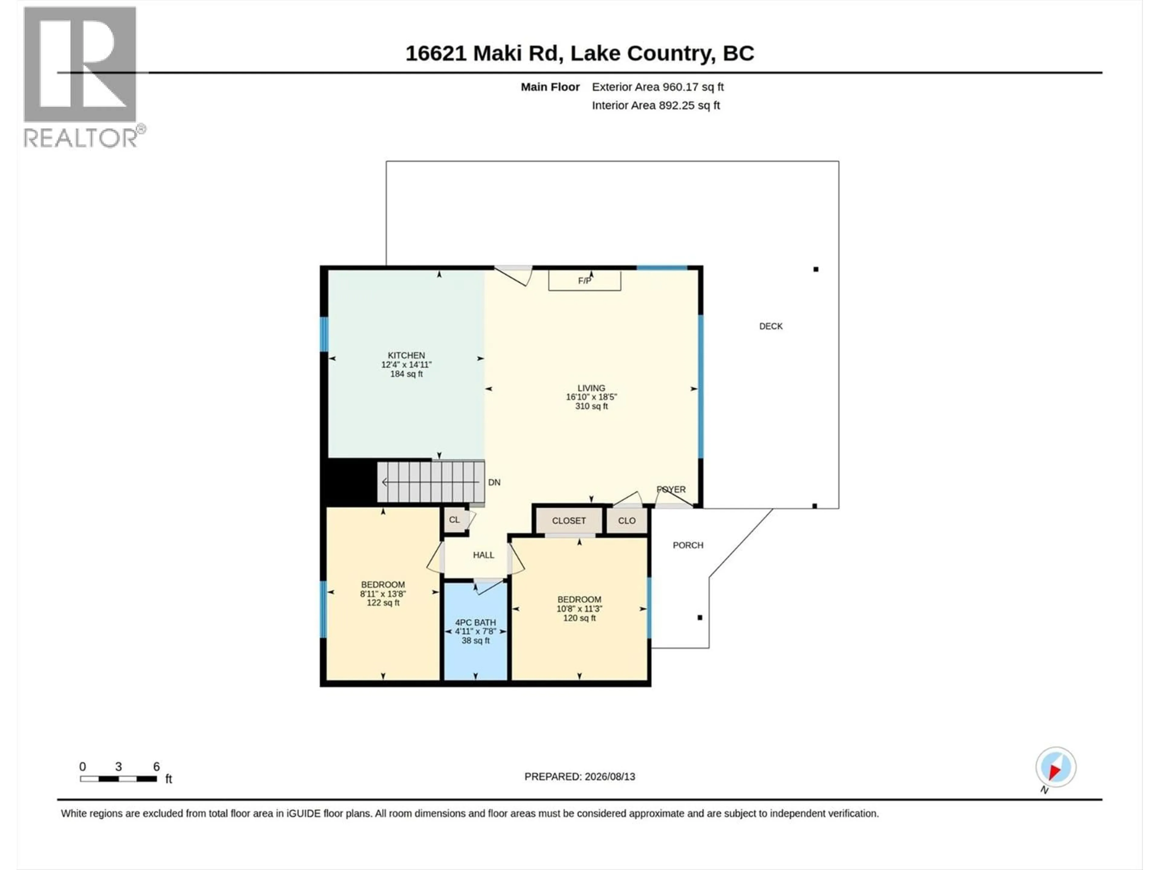 Floor plan for 16621 MAKI ROAD, Lake Country British Columbia V4V1C2