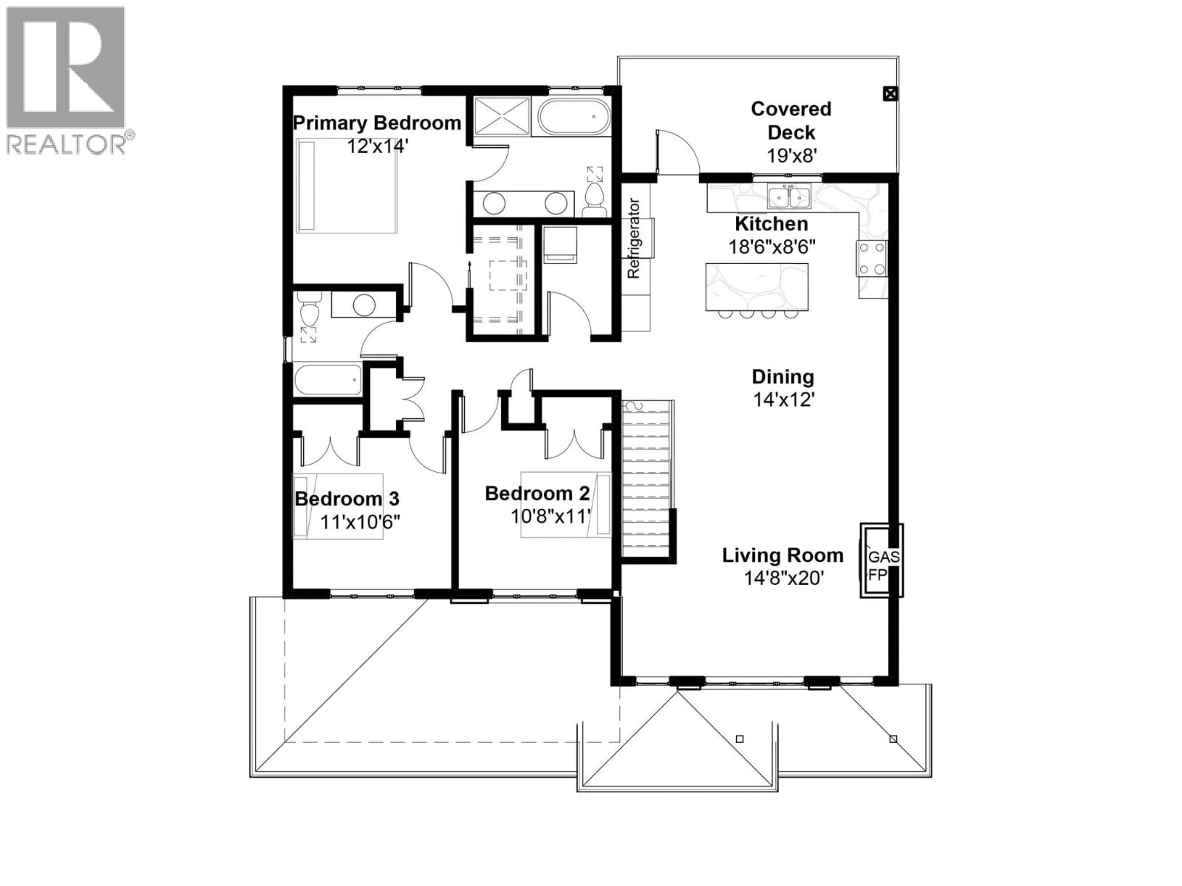 Floor plan for 1450 21 STREET NORTHEAST, Salmon Arm British Columbia V1E0G8