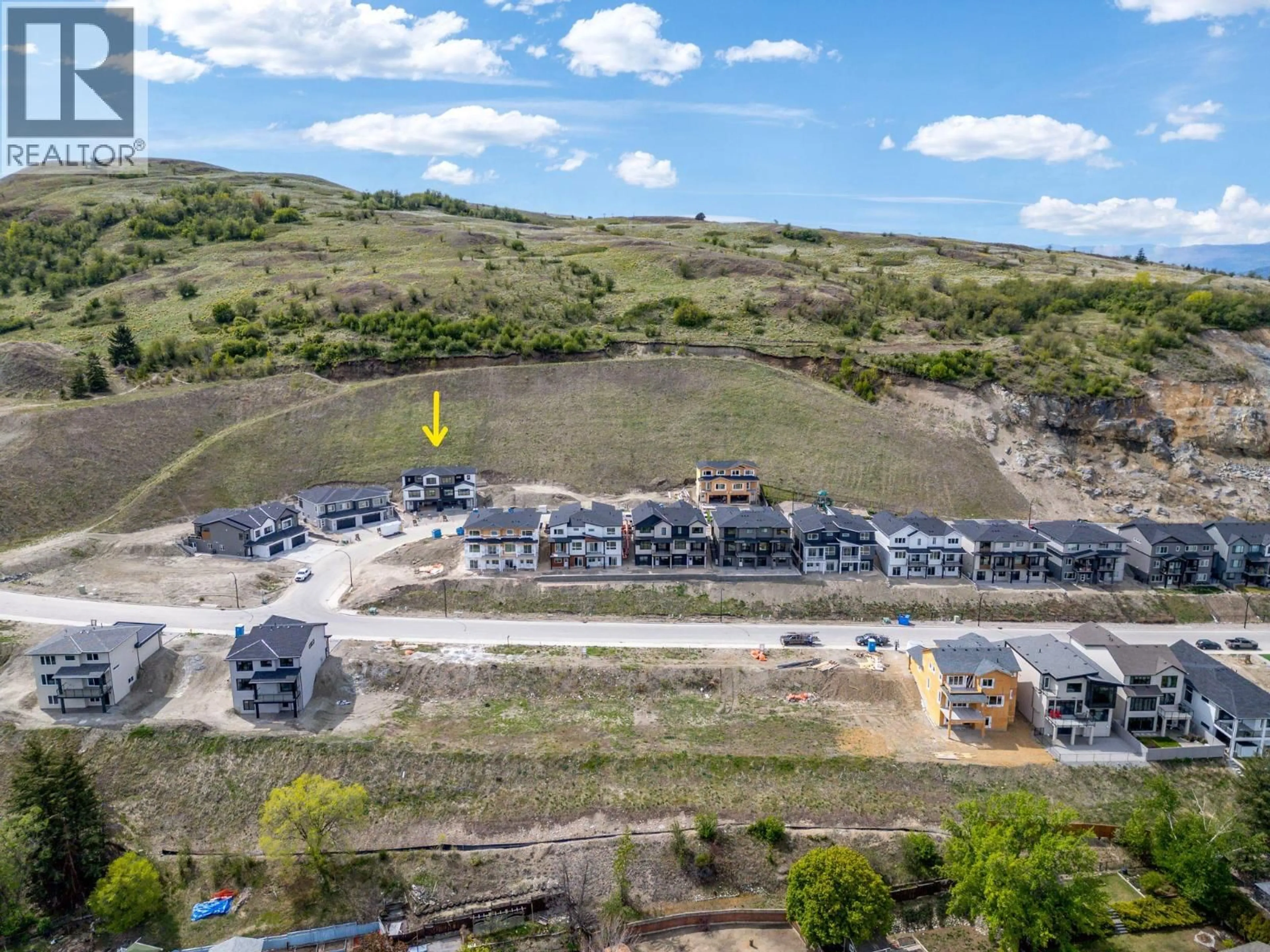 A pic from outside/outdoor area/front of a property/back of a property/a pic from drone, building for 430 ARROWLEAF RISE, Coldstream British Columbia V1B2M4