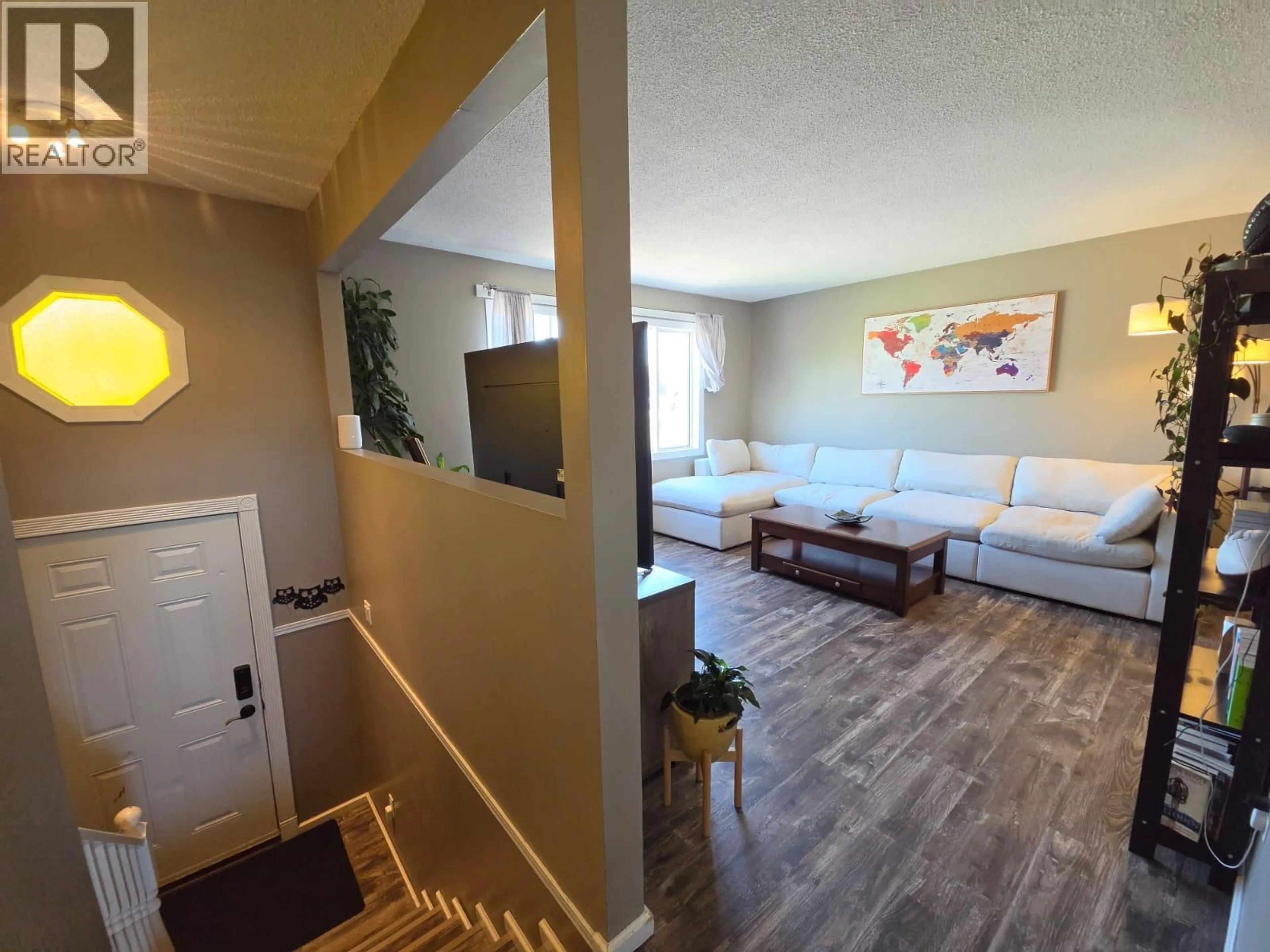 Living room with furniture, unknown for 4317 51A AVENUE NORTHEAST, Chetwynd British Columbia V0C1J0