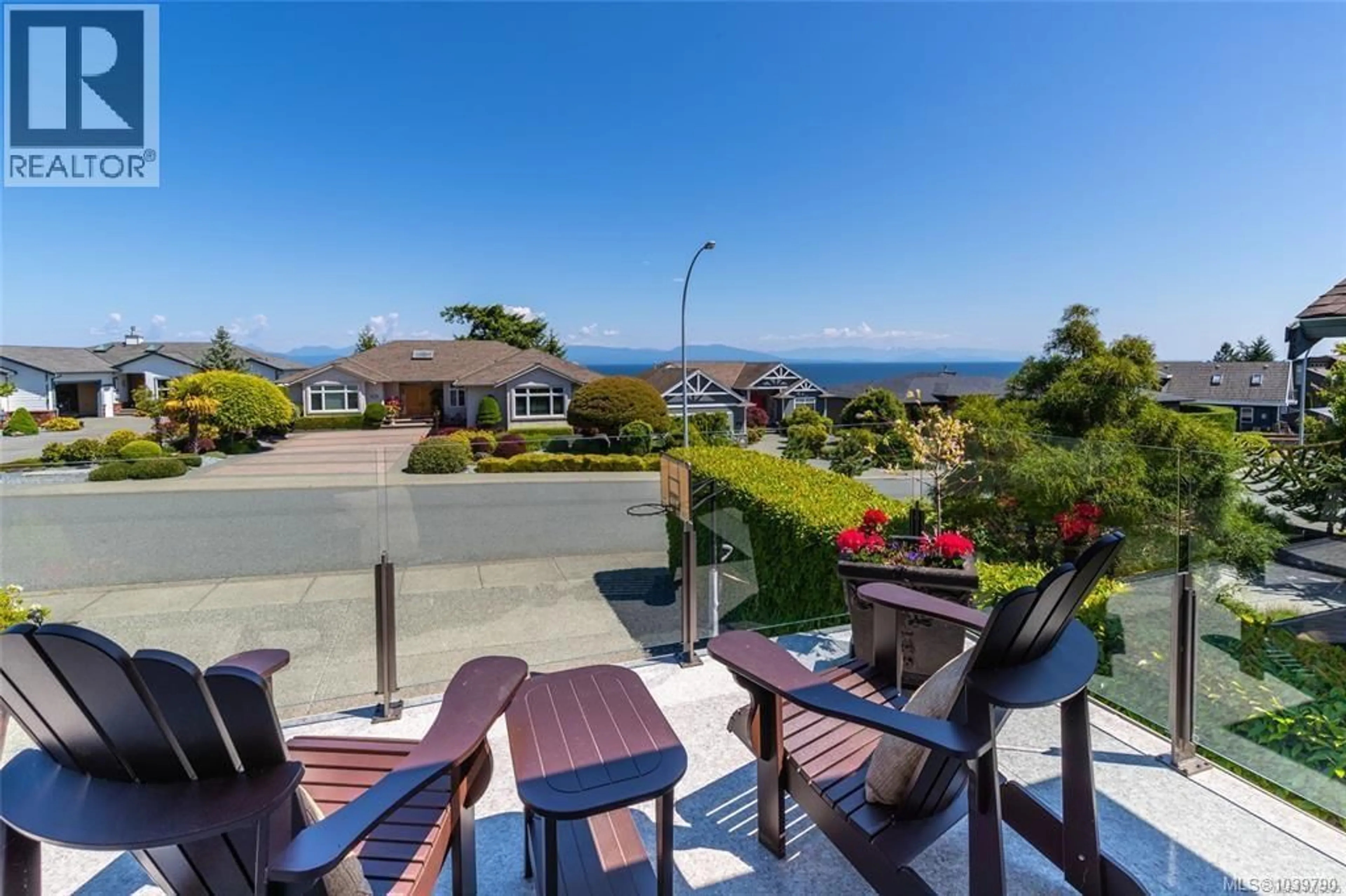A pic from outside/outdoor area/front of a property/back of a property/a pic from drone, water/lake/river/ocean view for 4839 FILLINGER CRESCENT, Nanaimo British Columbia V9V1K1