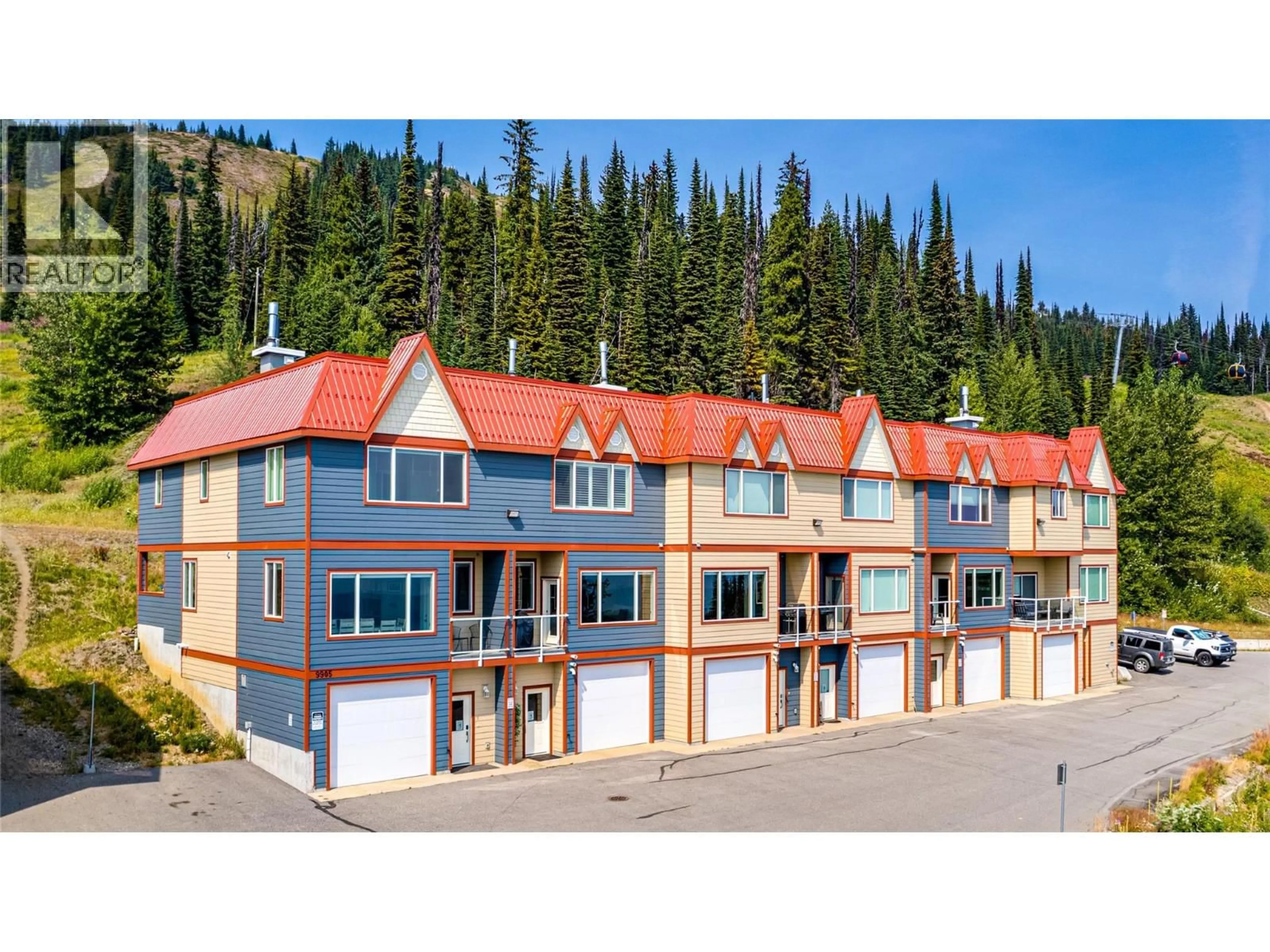 A pic from outside/outdoor area/front of a property/back of a property/a pic from drone, unknown for 1 - 9905 PINNACLES ROAD, Silver Star British Columbia V1B3M1
