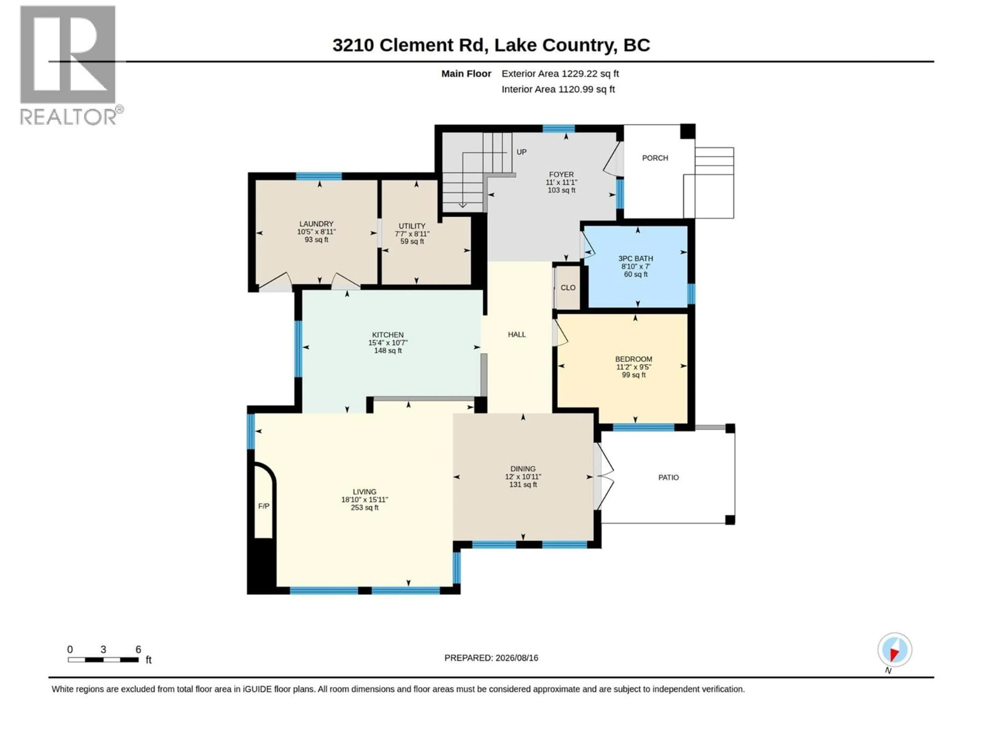 Floor plan for 3210 CLEMENT ROAD, Lake Country British Columbia V4V1X7