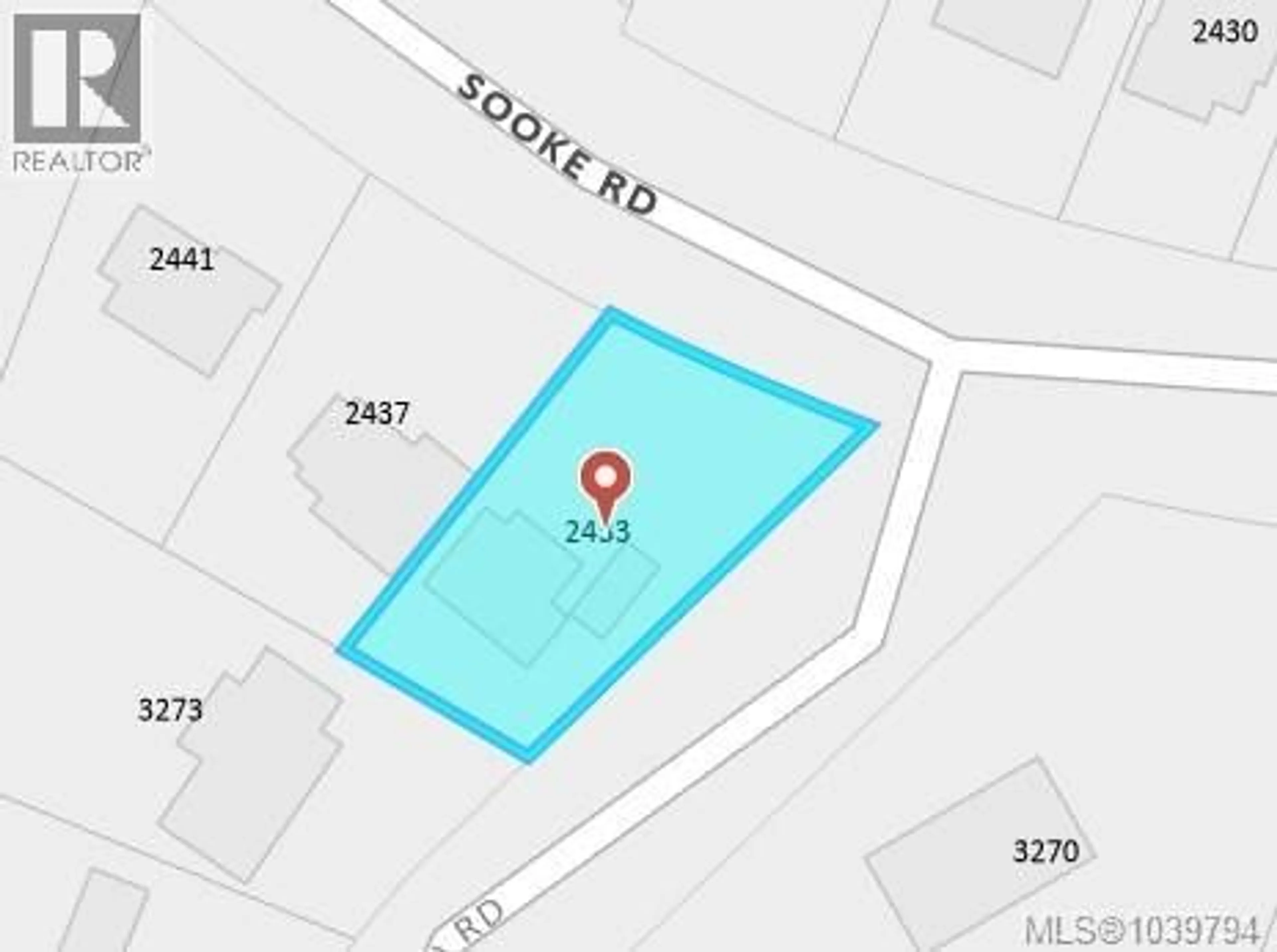 Picture of a map for 2433 SOOKE ROAD, Colwood British Columbia V9B1Y1