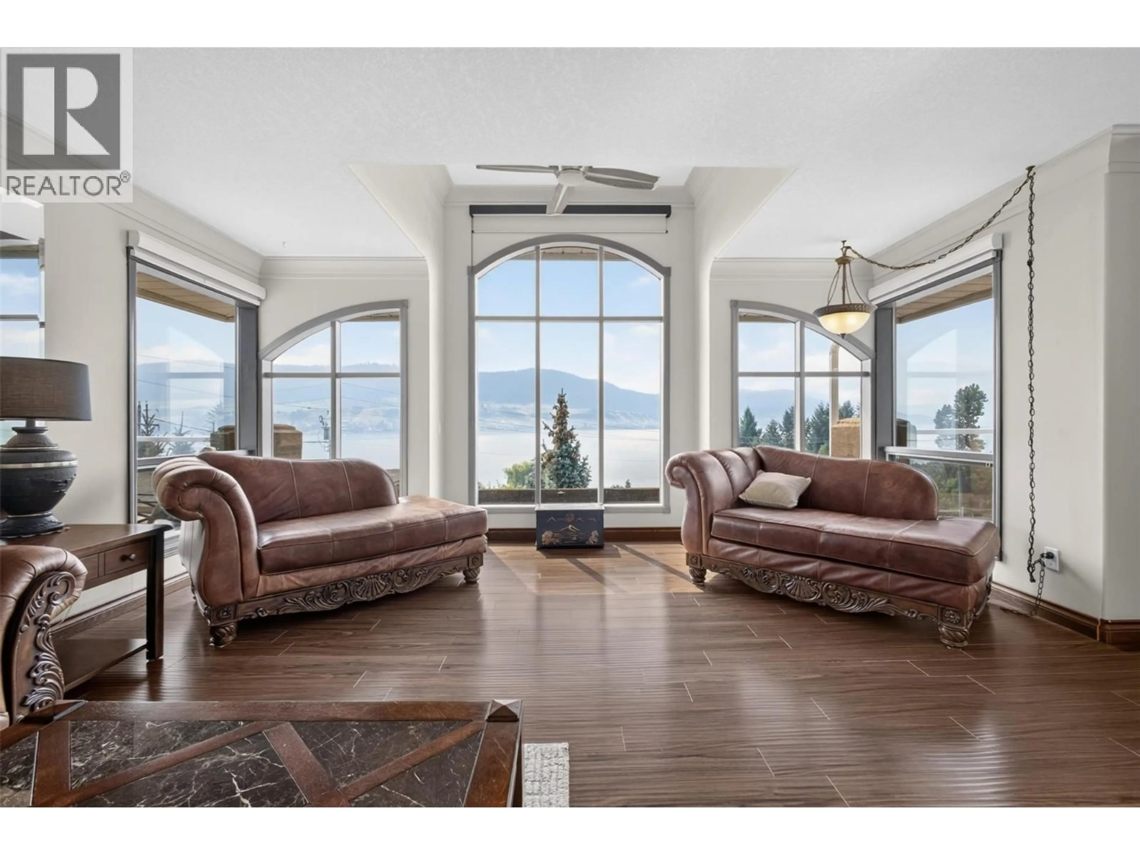 Living room with furniture, unknown for 7959 TRONSON ROAD, Vernon British Columbia V1T6L7