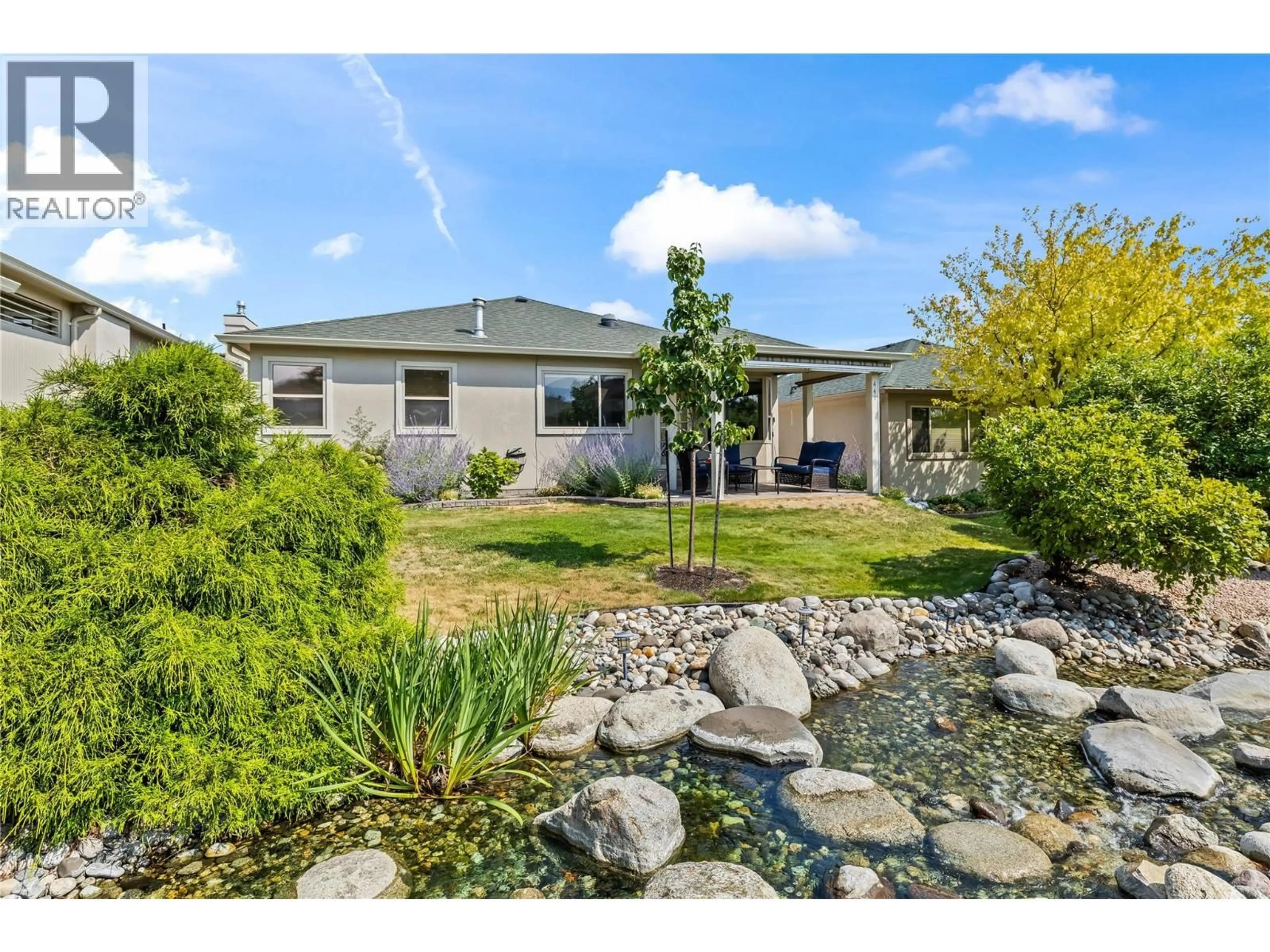 A pic from outside/outdoor area/front of a property/back of a property/a pic from drone, water/lake/river/ocean view for 441 - 2330 BUTT ROAD, West Kelowna British Columbia V4T2L3