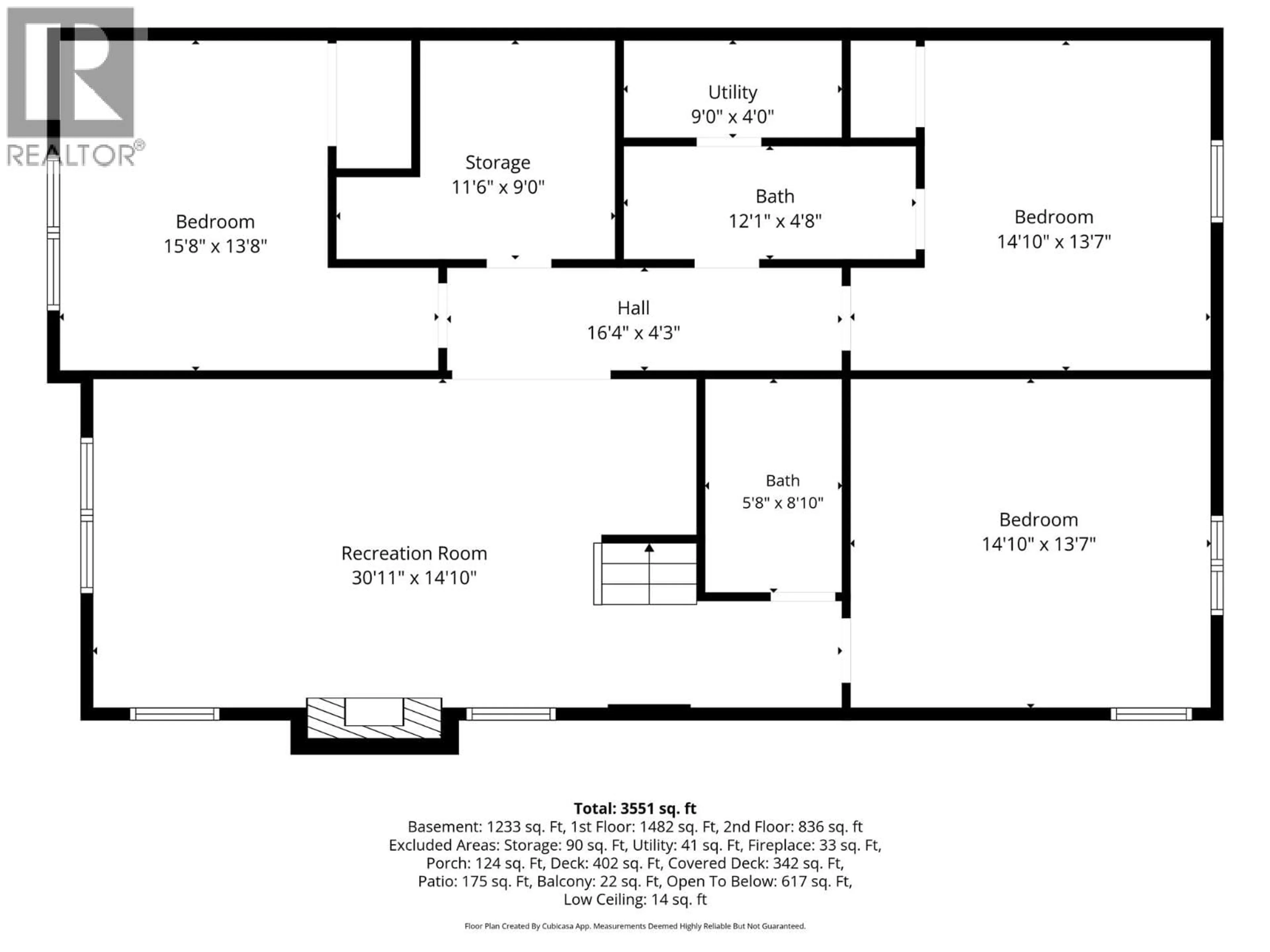 Floor plan for 580 PARK DRIVE, Clearwater British Columbia V0E1N1