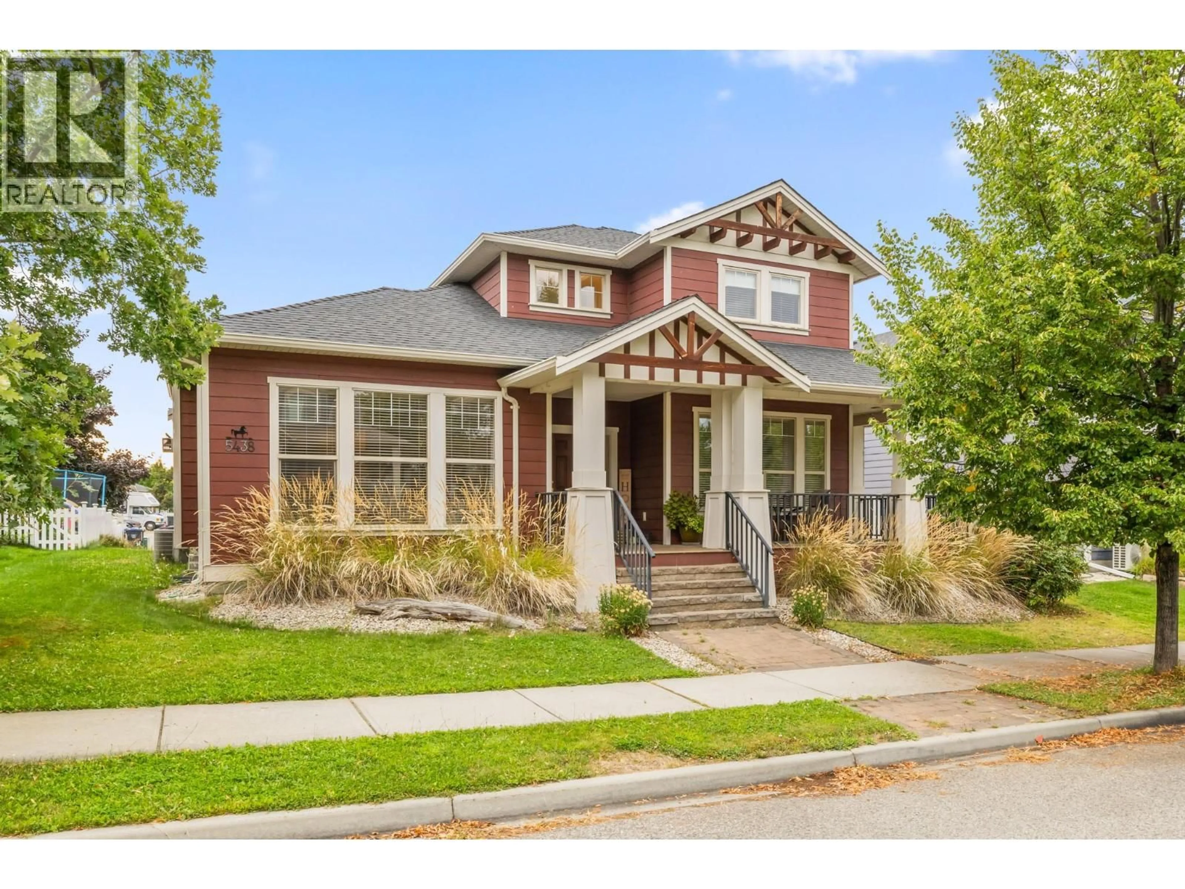 Home with brick exterior material, street for 5438 FARRON STREET, Kelowna British Columbia V1W5A6