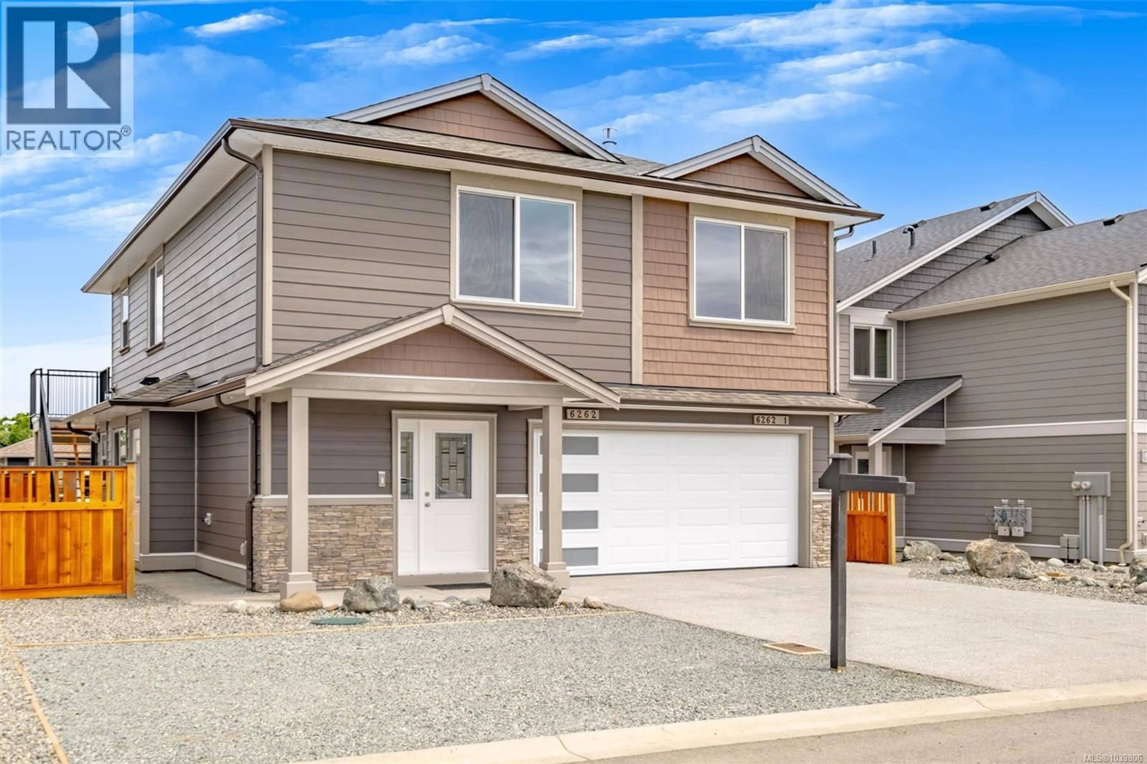 Home with vinyl exterior material, street for 6262 OLD MILL ROAD, Duncan British Columbia V9L0G7