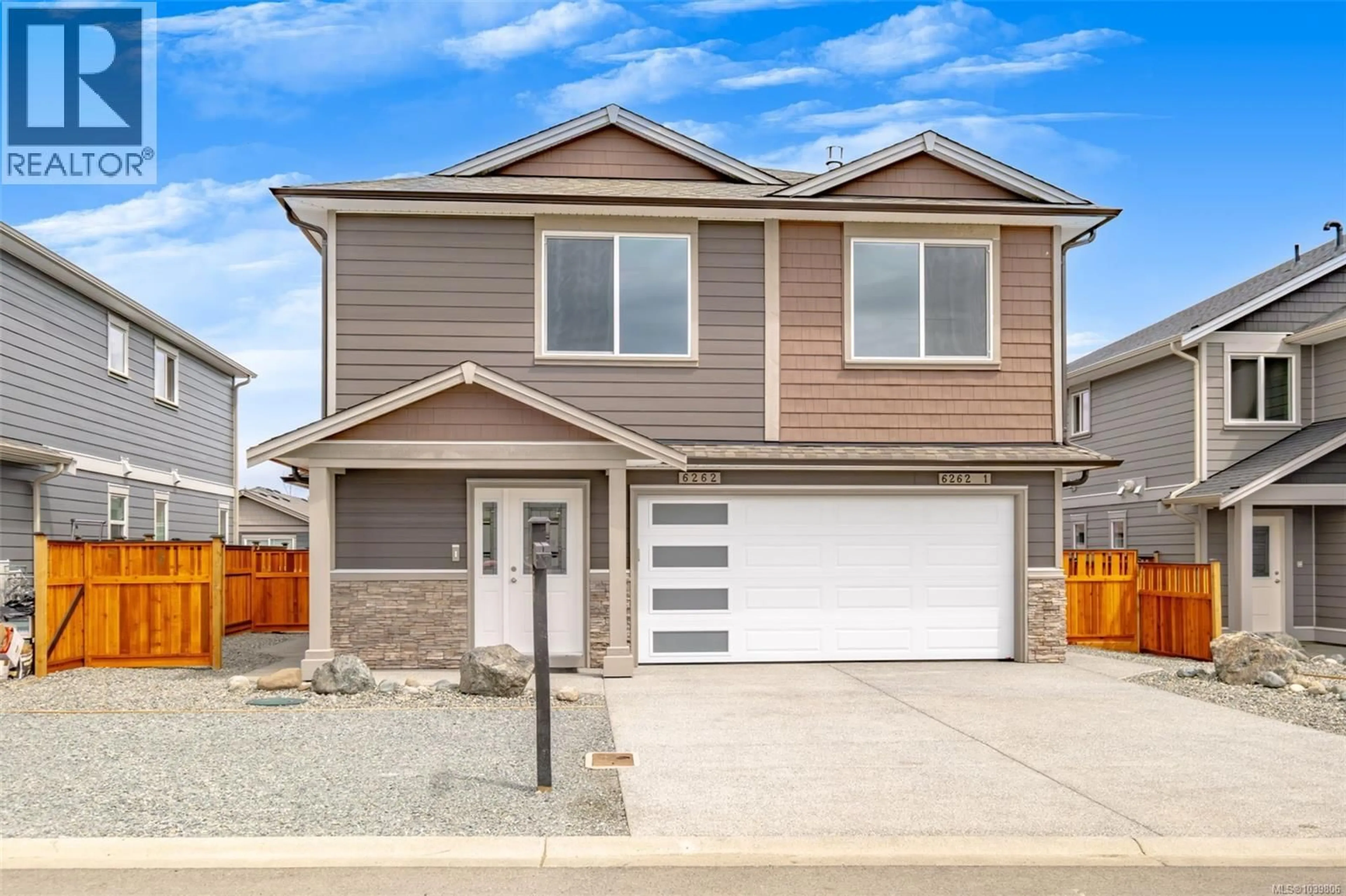 Home with vinyl exterior material, street for 6262 OLD MILL ROAD, Duncan British Columbia V9L0G7