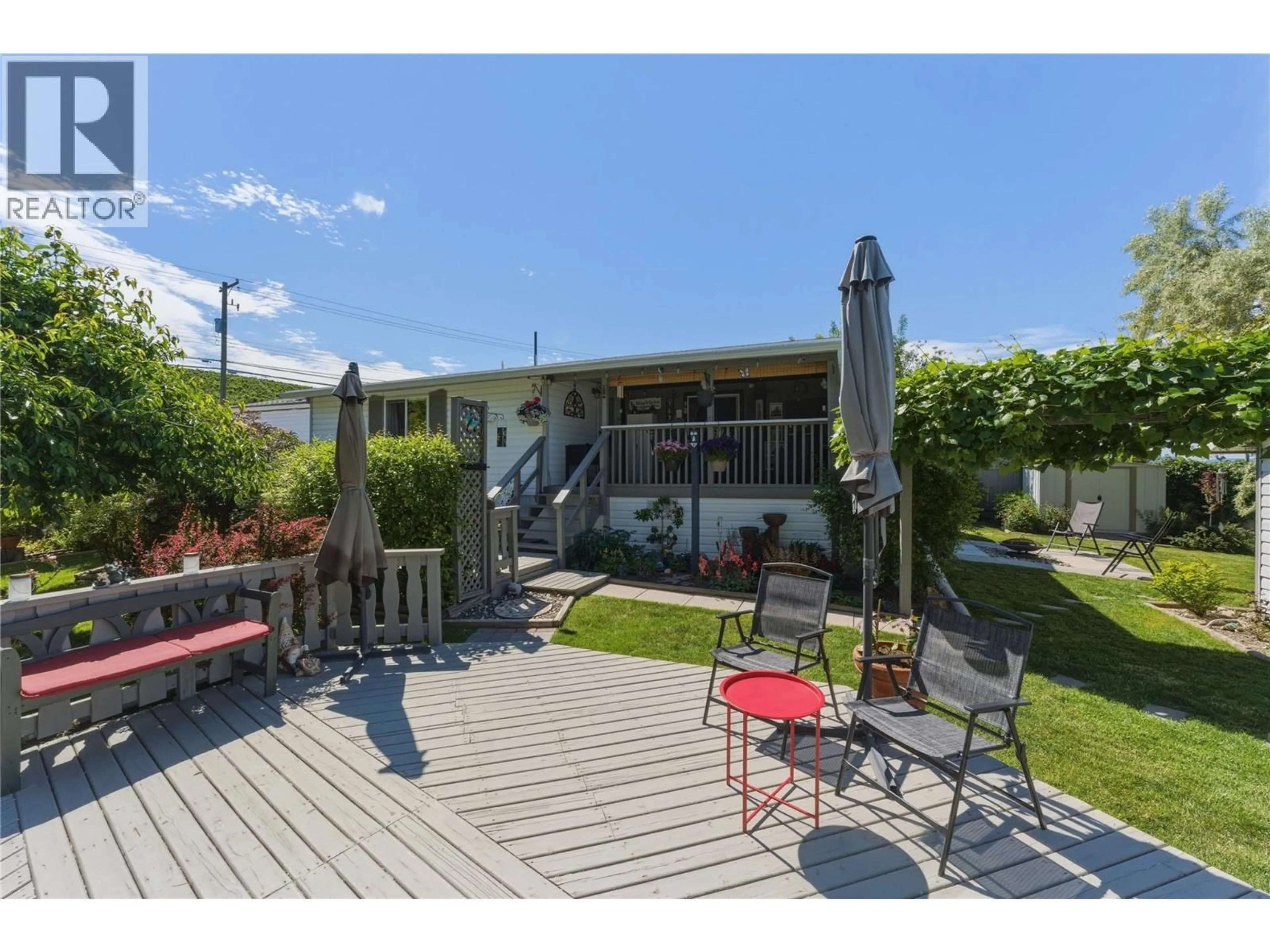 Patio, street for 6960 PLEASANT VALLEY ROAD, Vernon British Columbia V1B3R5