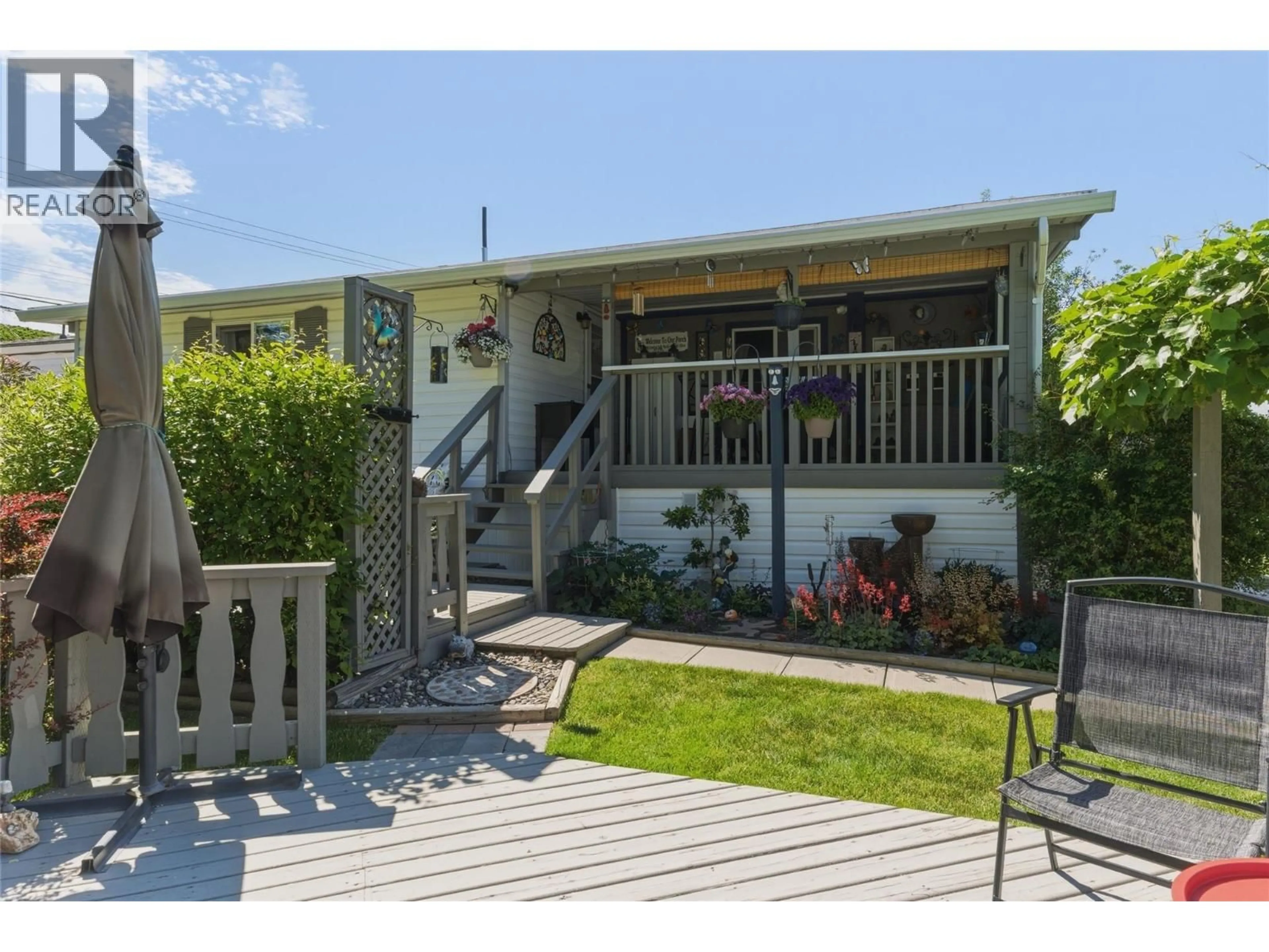 Patio, street for 6960 PLEASANT VALLEY ROAD, Vernon British Columbia V1B3R5