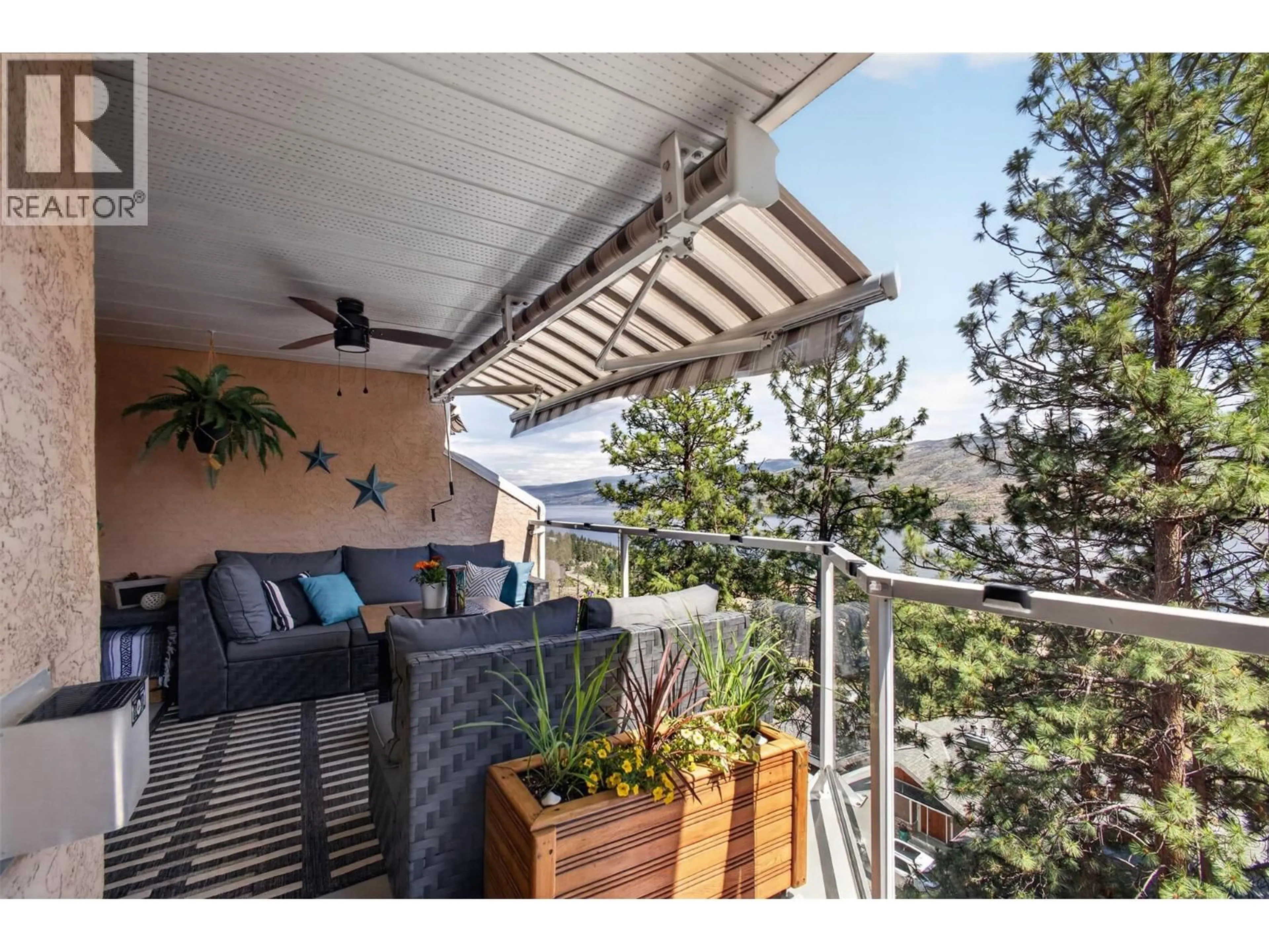 Balcony in the apartment, unknown for 308 - 4630 PONDEROSA DRIVE, Peachland British Columbia V0X1H5