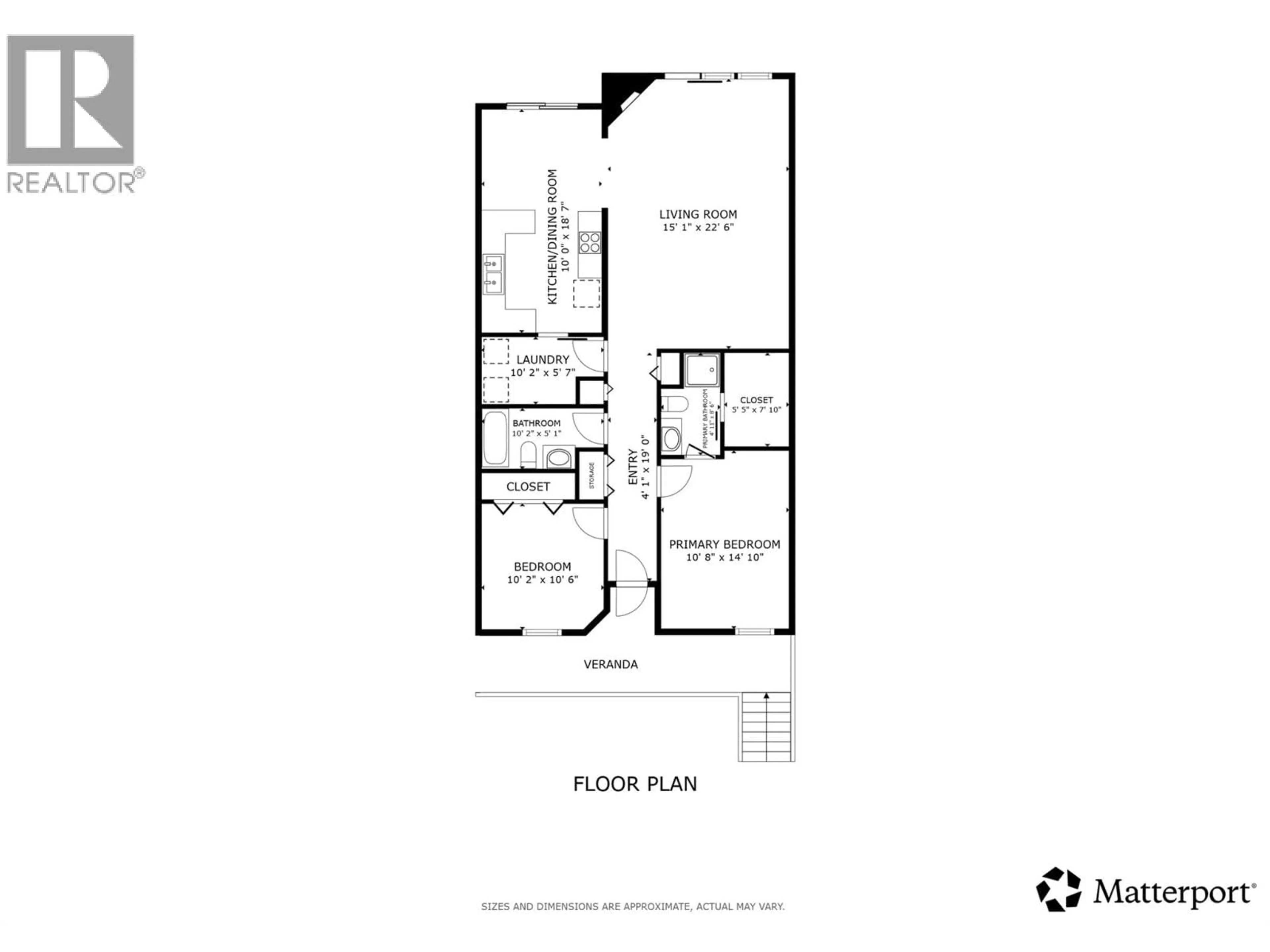 Floor plan for 308 - 4630 PONDEROSA DRIVE, Peachland British Columbia V0X1H5