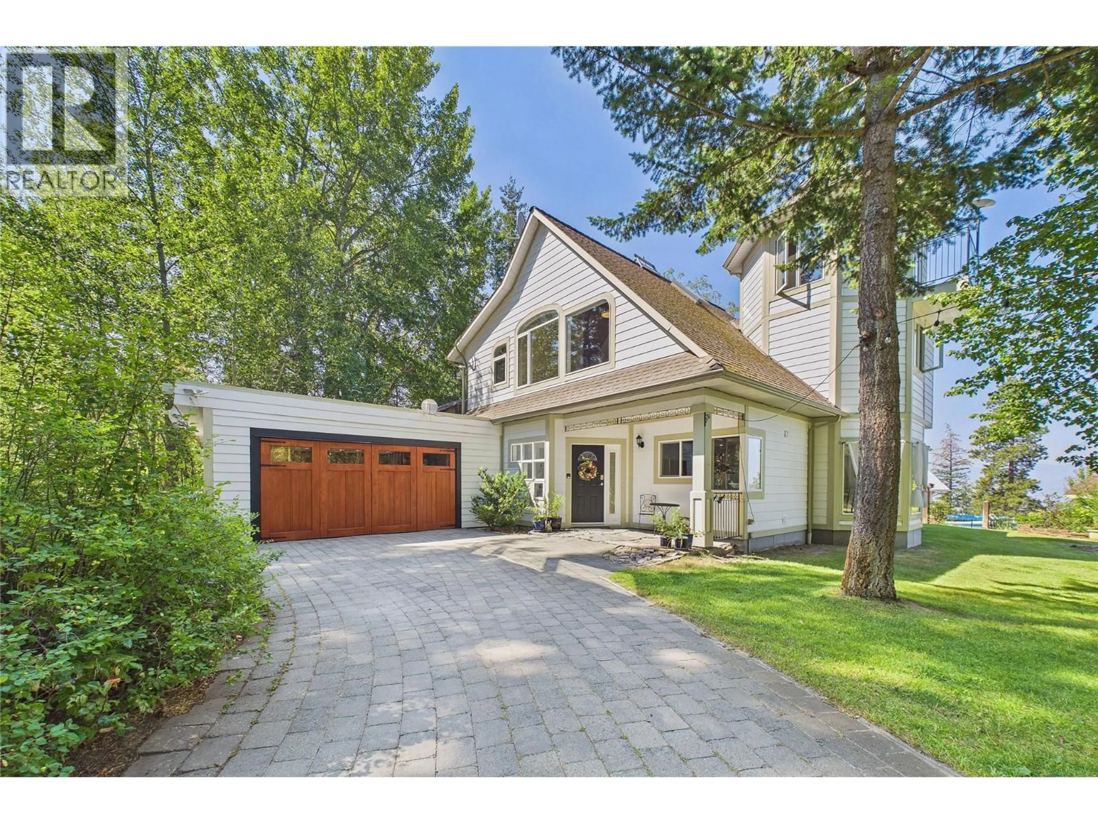Home with brick exterior material, street for 114 BEAR END ROAD, Penticton British Columbia V2A8V6