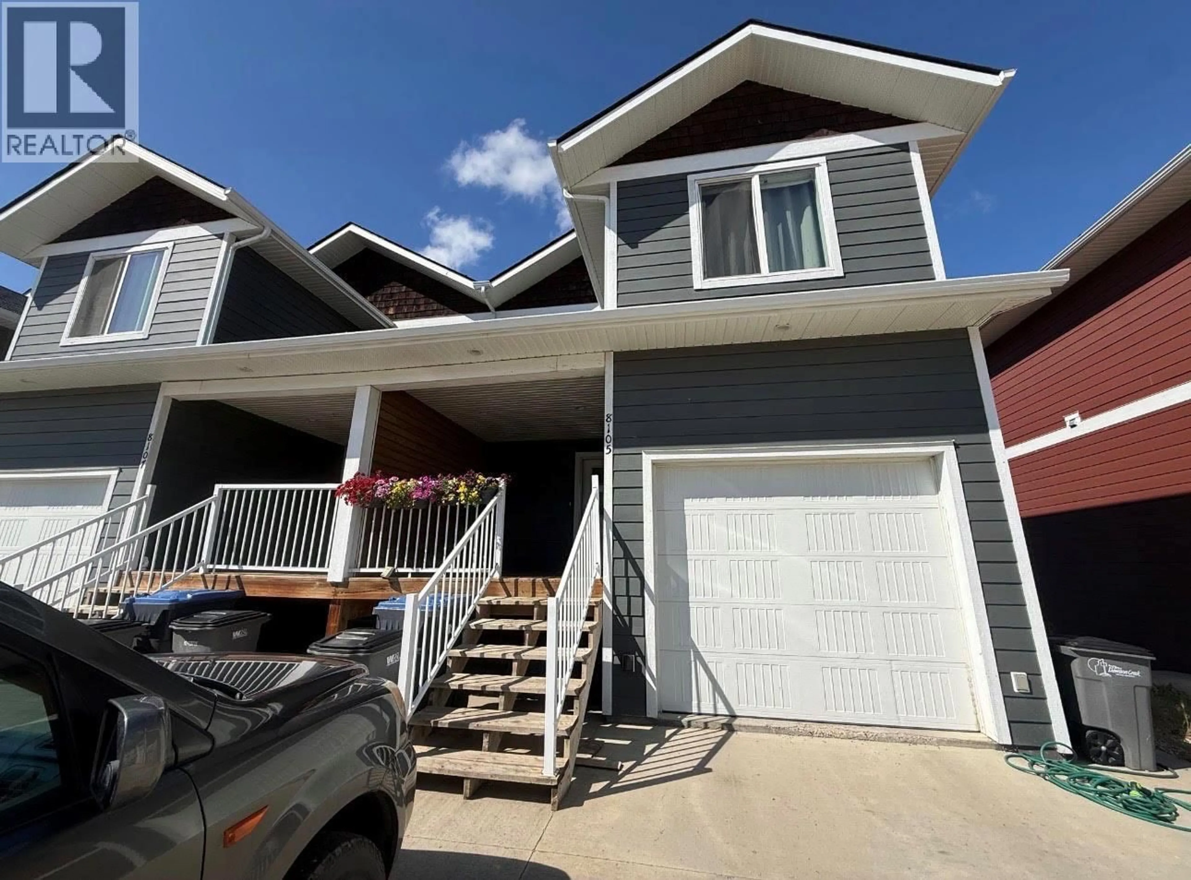 Home with vinyl exterior material, street for 8107 18 STREET, Dawson Creek British Columbia V1G0G4