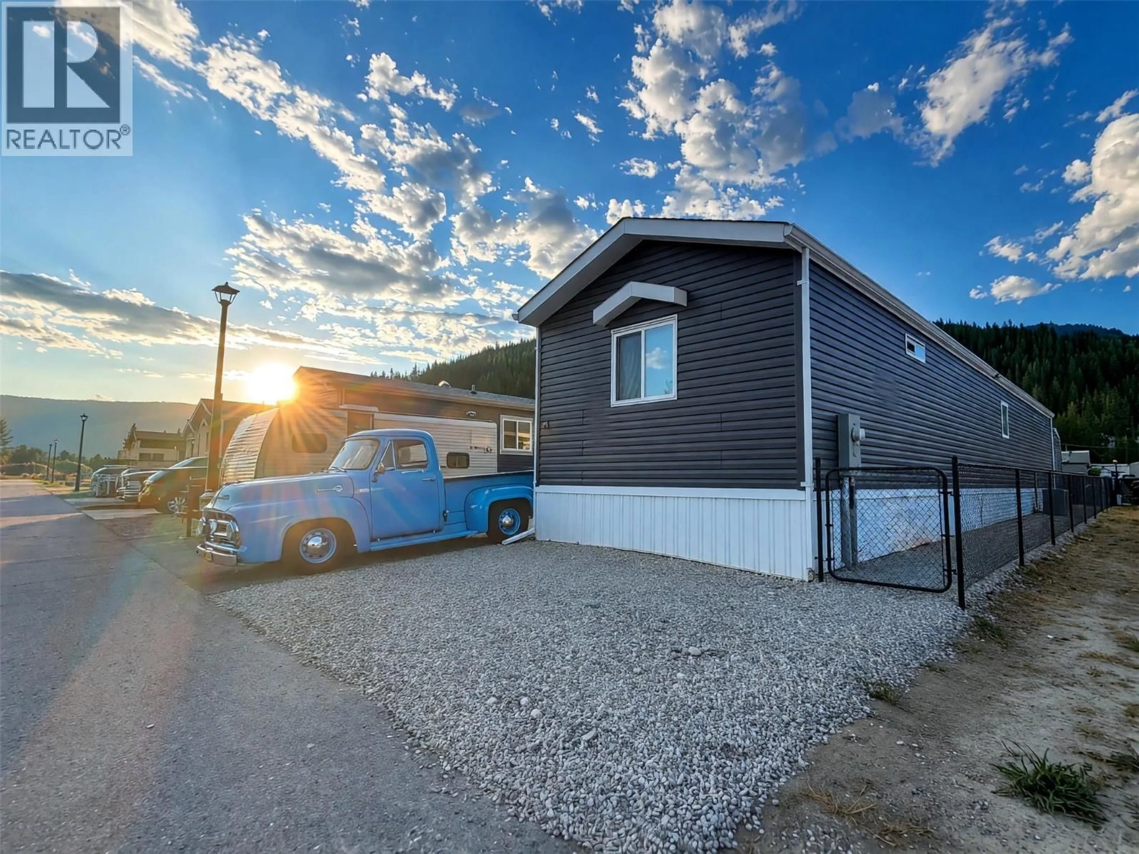 A pic from outside/outdoor area/front of a property/back of a property/a pic from drone, street for 24 - 1705 HILLIER ROAD EAST, Sicamous British Columbia V0E2V4