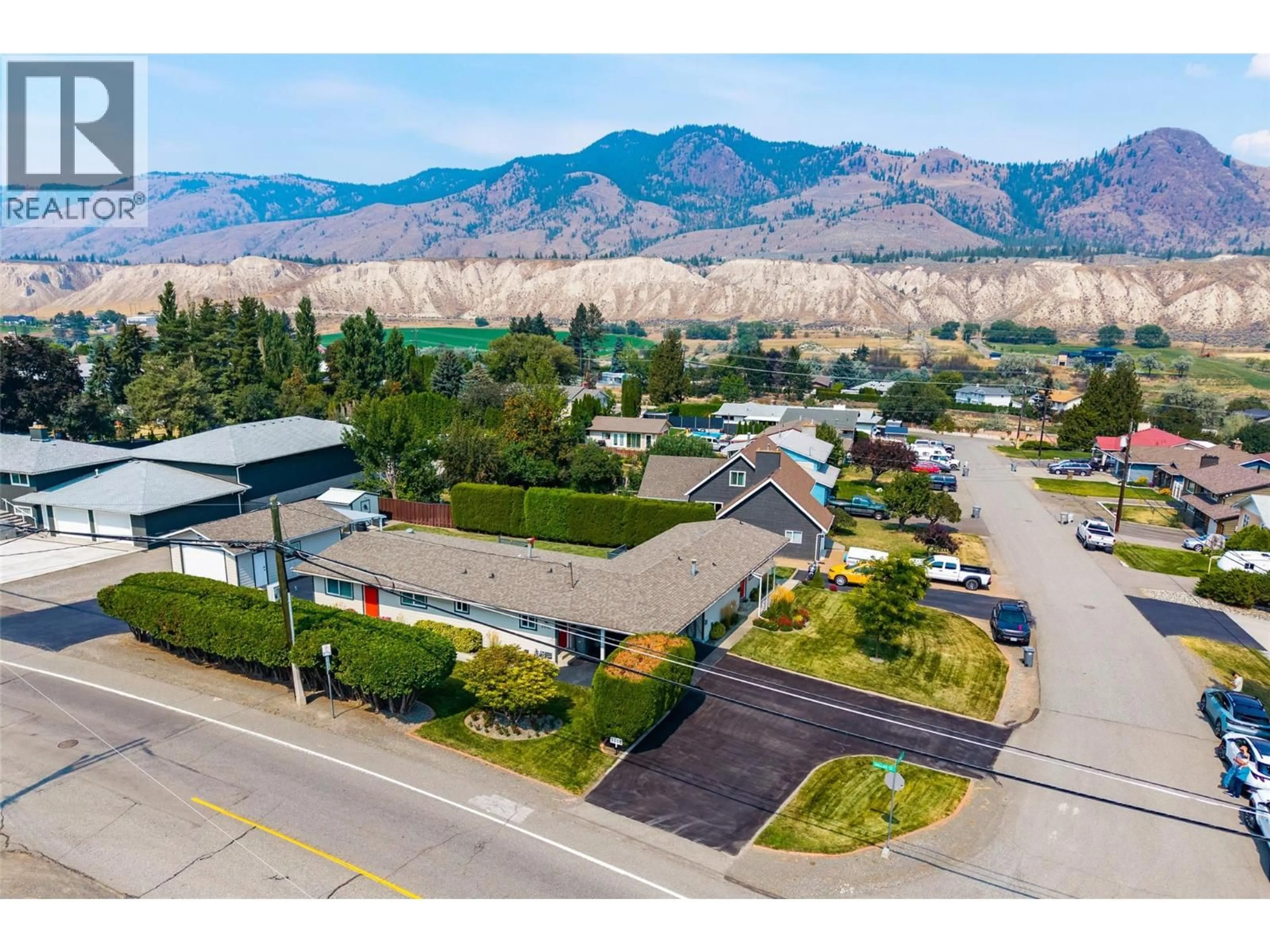 A pic from outside/outdoor area/front of a property/back of a property/a pic from drone, mountain view for 295 VIKING DRIVE, Kamloops British Columbia V2C5P1