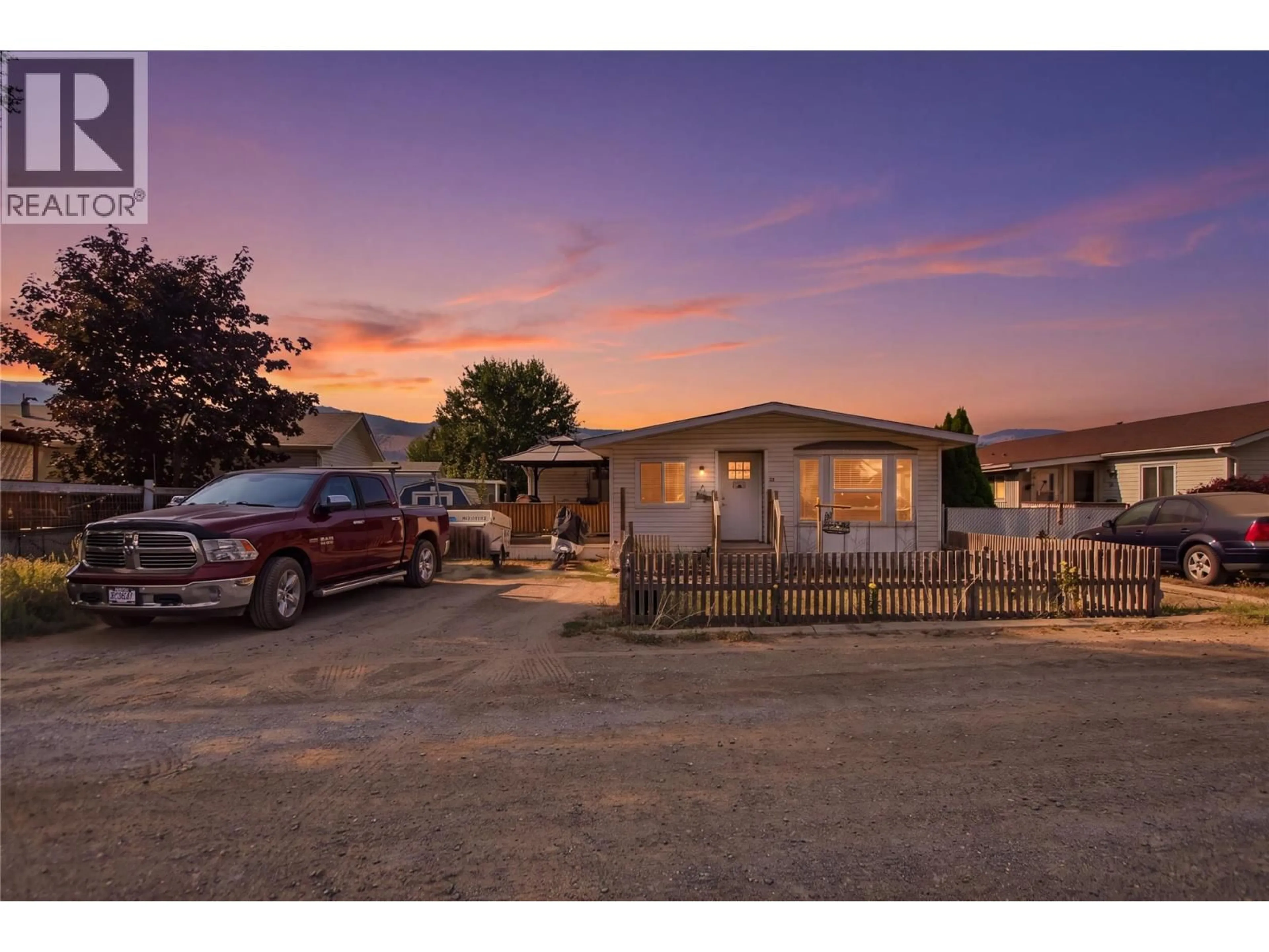 A pic from outside/outdoor area/front of a property/back of a property/a pic from drone, street for 12 - 240 G & M ROAD, Kamloops British Columbia V2H1A4