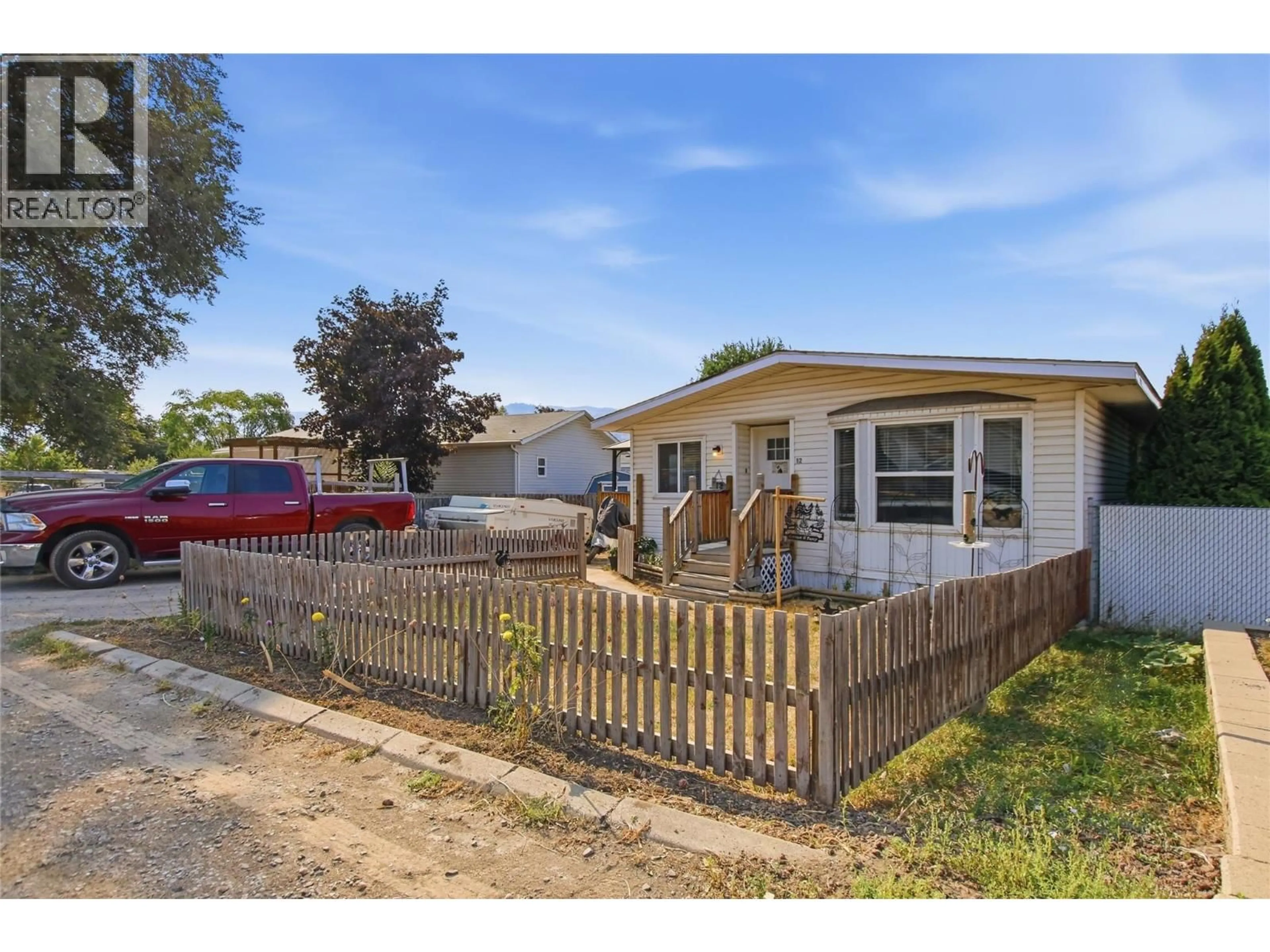 A pic from outside/outdoor area/front of a property/back of a property/a pic from drone, street for 12 - 240 G & M ROAD, Kamloops British Columbia V2H1A4
