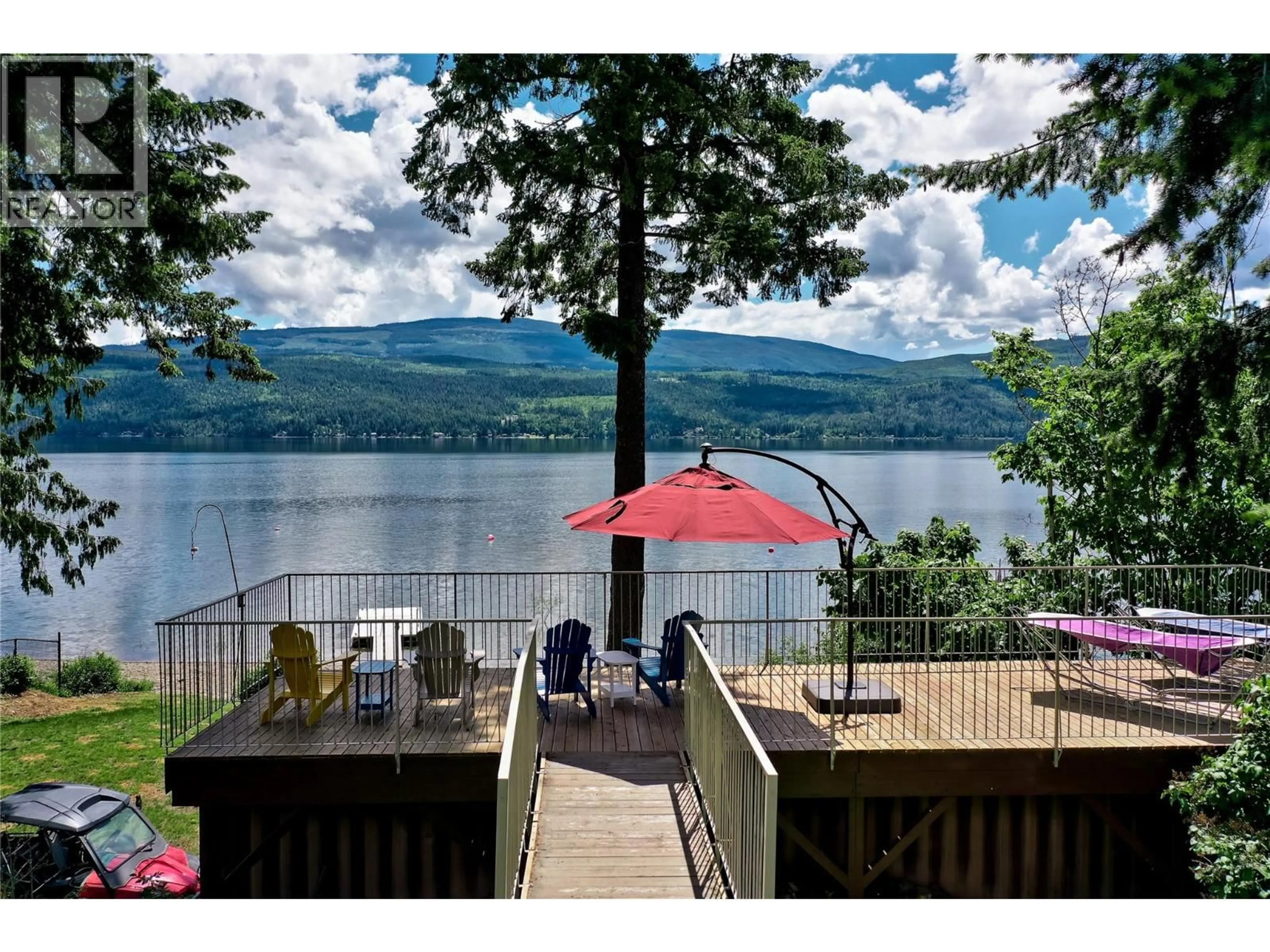 Patio, water/lake/river/ocean view for 7832 SQUILAX-ANGLEMONT ROAD, Anglemont British Columbia V0E1M8
