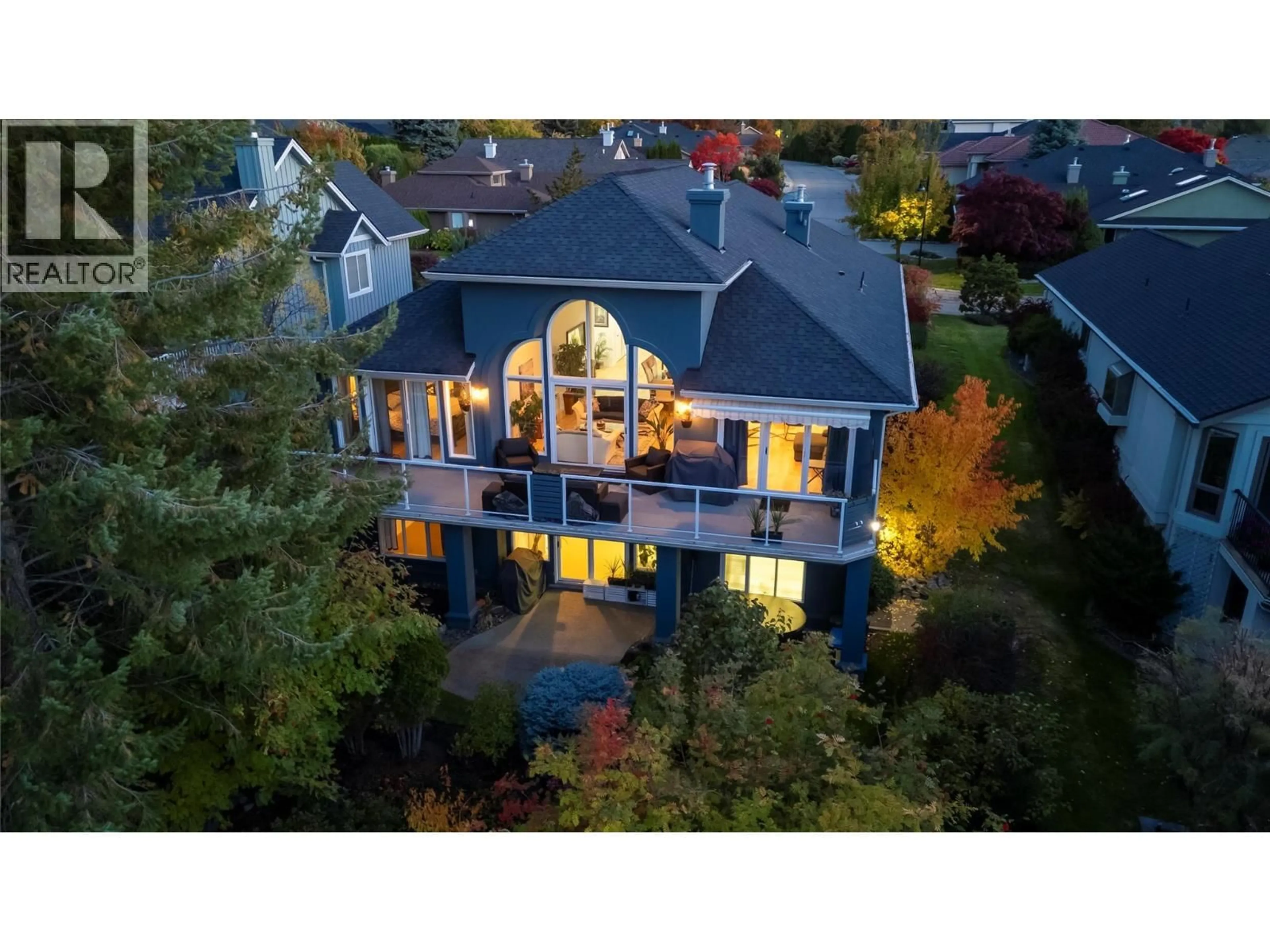 A pic from outside/outdoor area/front of a property/back of a property/a pic from drone, unknown for 4187 GALLAGHERS CRESCENT, Kelowna British Columbia V1W3Z9