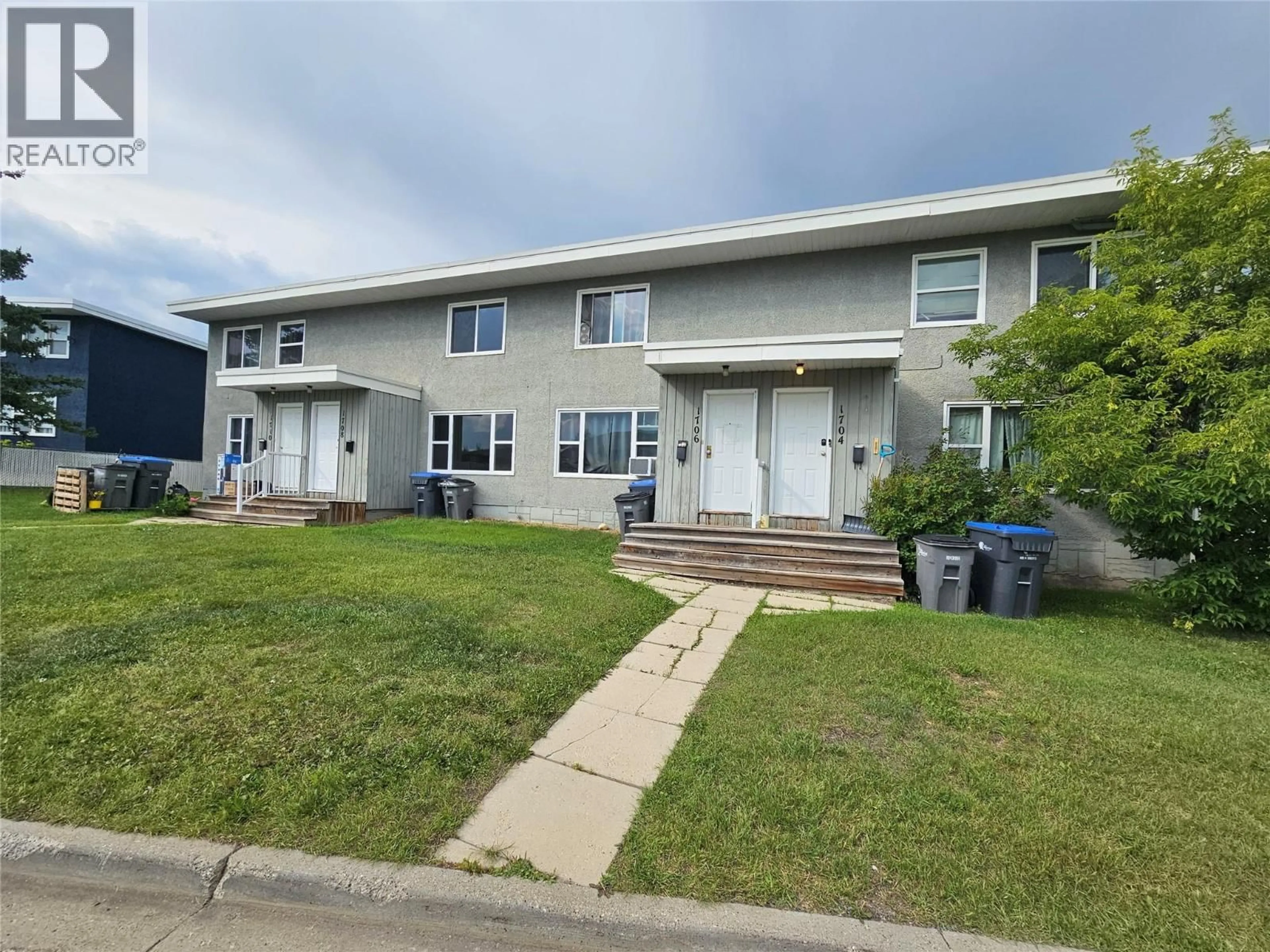 A pic from outside/outdoor area/front of a property/back of a property/a pic from drone, street for 1710 110TH AVENUE, Dawson Creek British Columbia V1G2V4