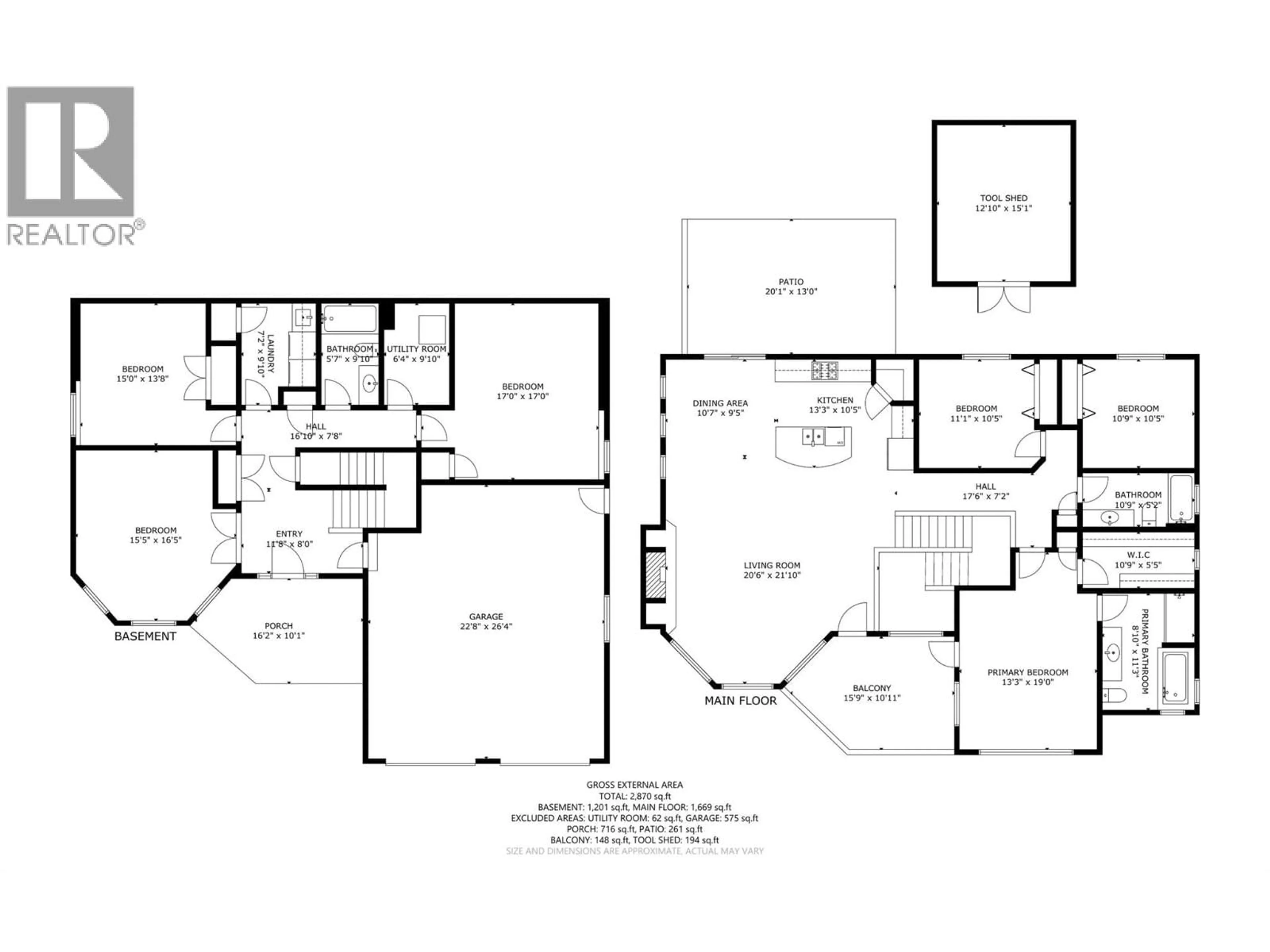 Floor plan for 582 MT. IDA DRIVE, Coldstream British Columbia V1B4A8