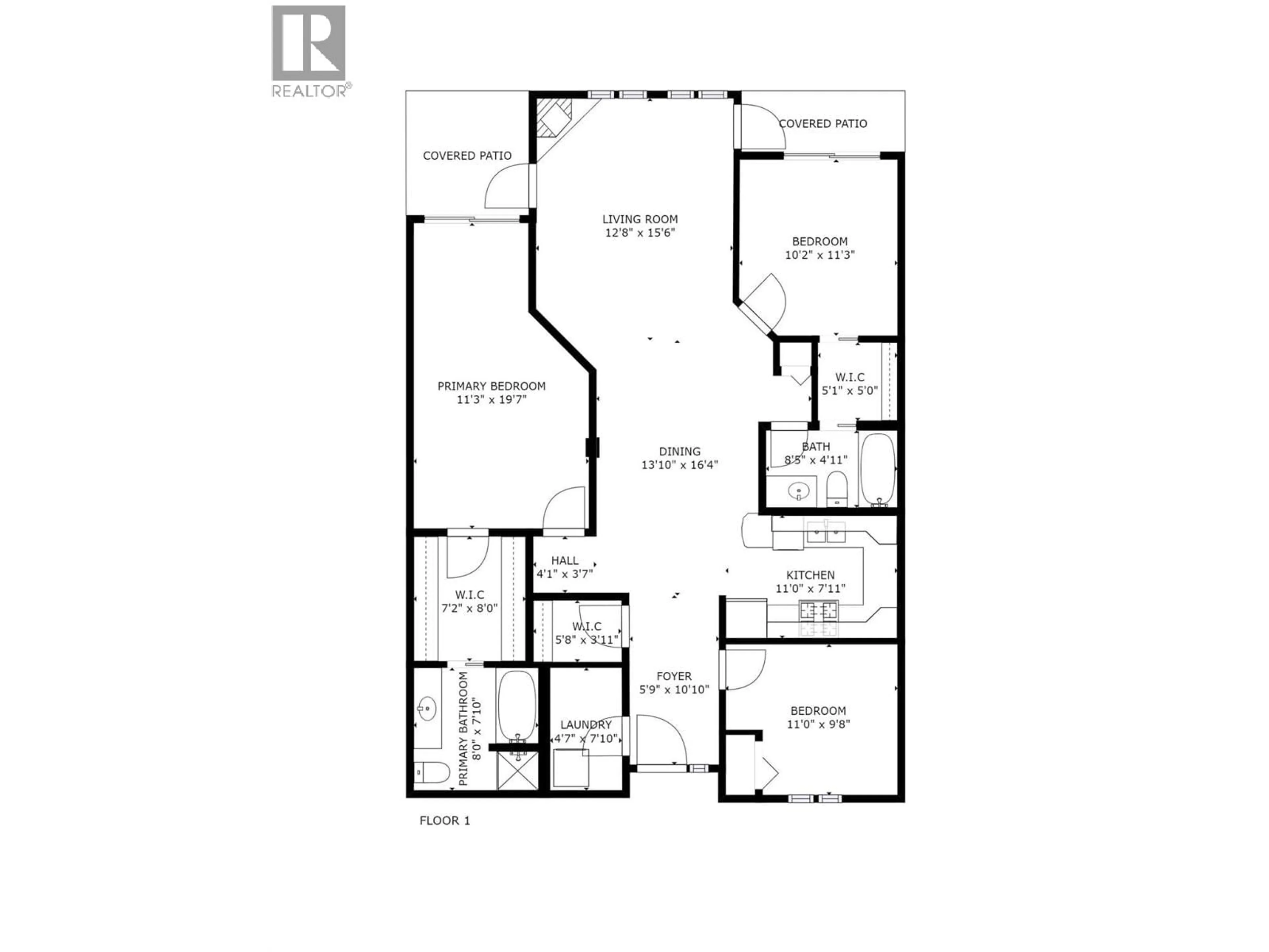 Floor plan for 3E - 1005 MOUNTAIN VIEW ROAD, Rossland British Columbia V0G1Y0