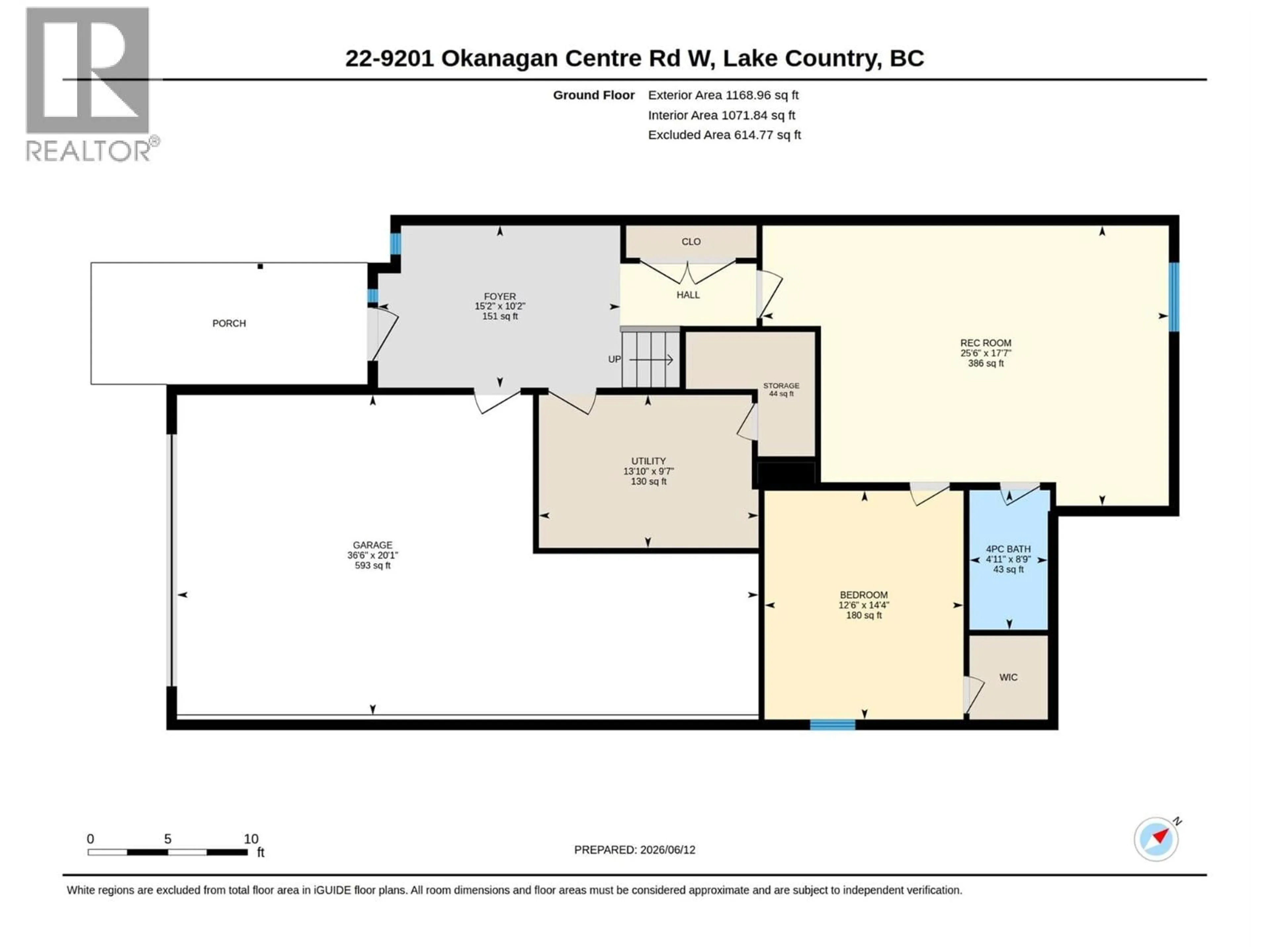 Floor plan for 22 - 9201 OKANAGAN CENTRE ROAD WEST, Lake Country British Columbia V4V0B8