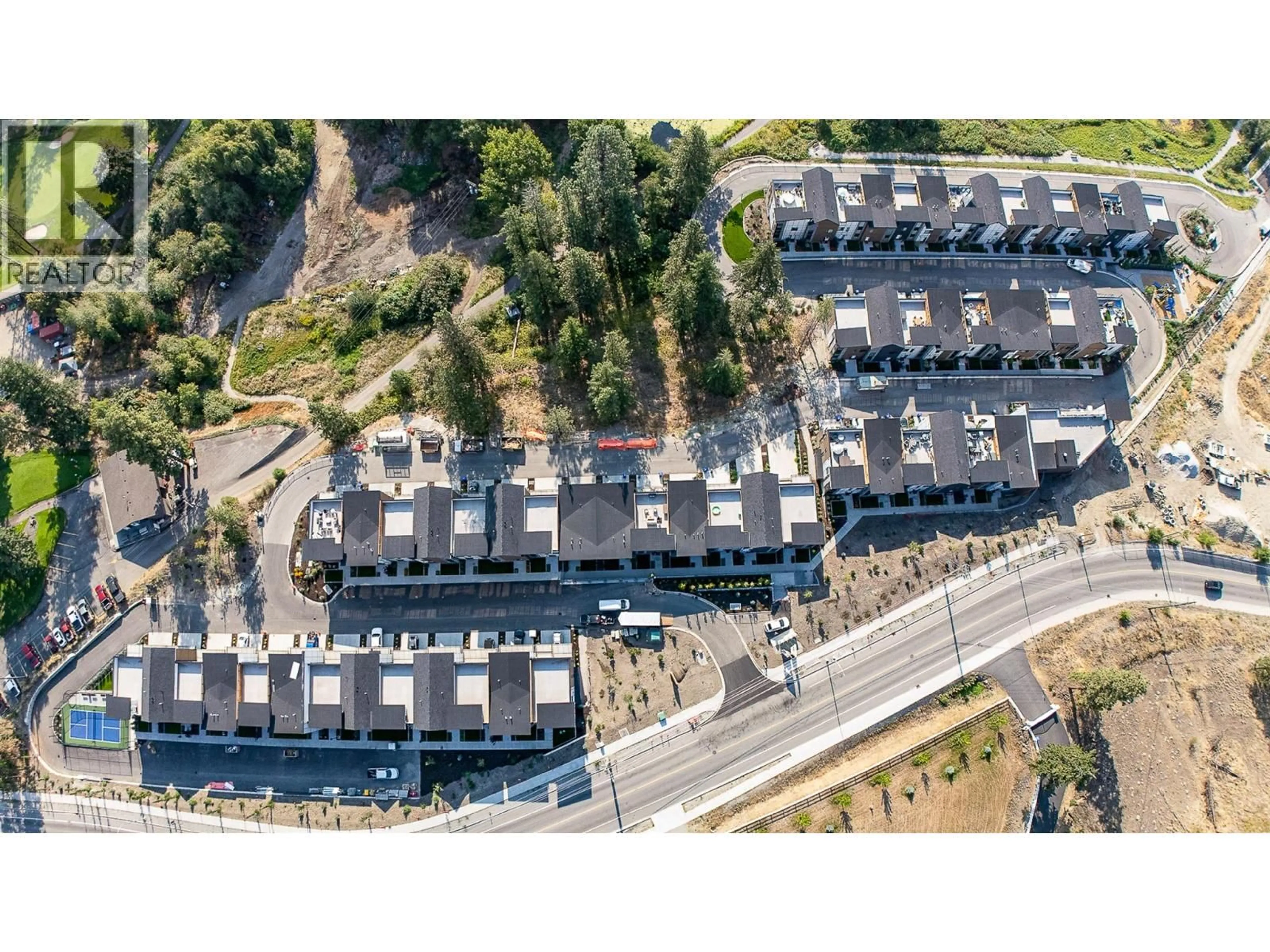 A pic from outside/outdoor area/front of a property/back of a property/a pic from drone, street for 501 - 2735 SHANNON LAKE ROAD, West Kelowna British Columbia V4T1V6