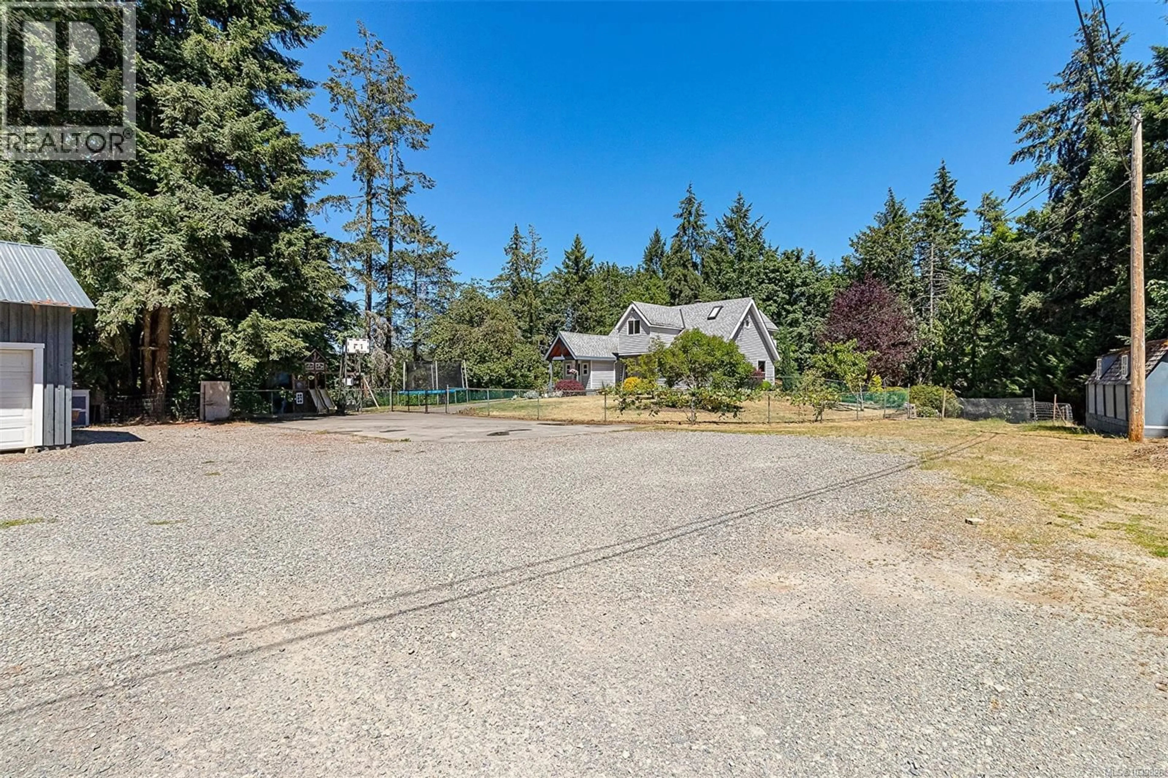 A pic from outside/outdoor area/front of a property/back of a property/a pic from drone, street for 2333 SUMMERSET ROAD, Nanoose Bay British Columbia V9P9E4