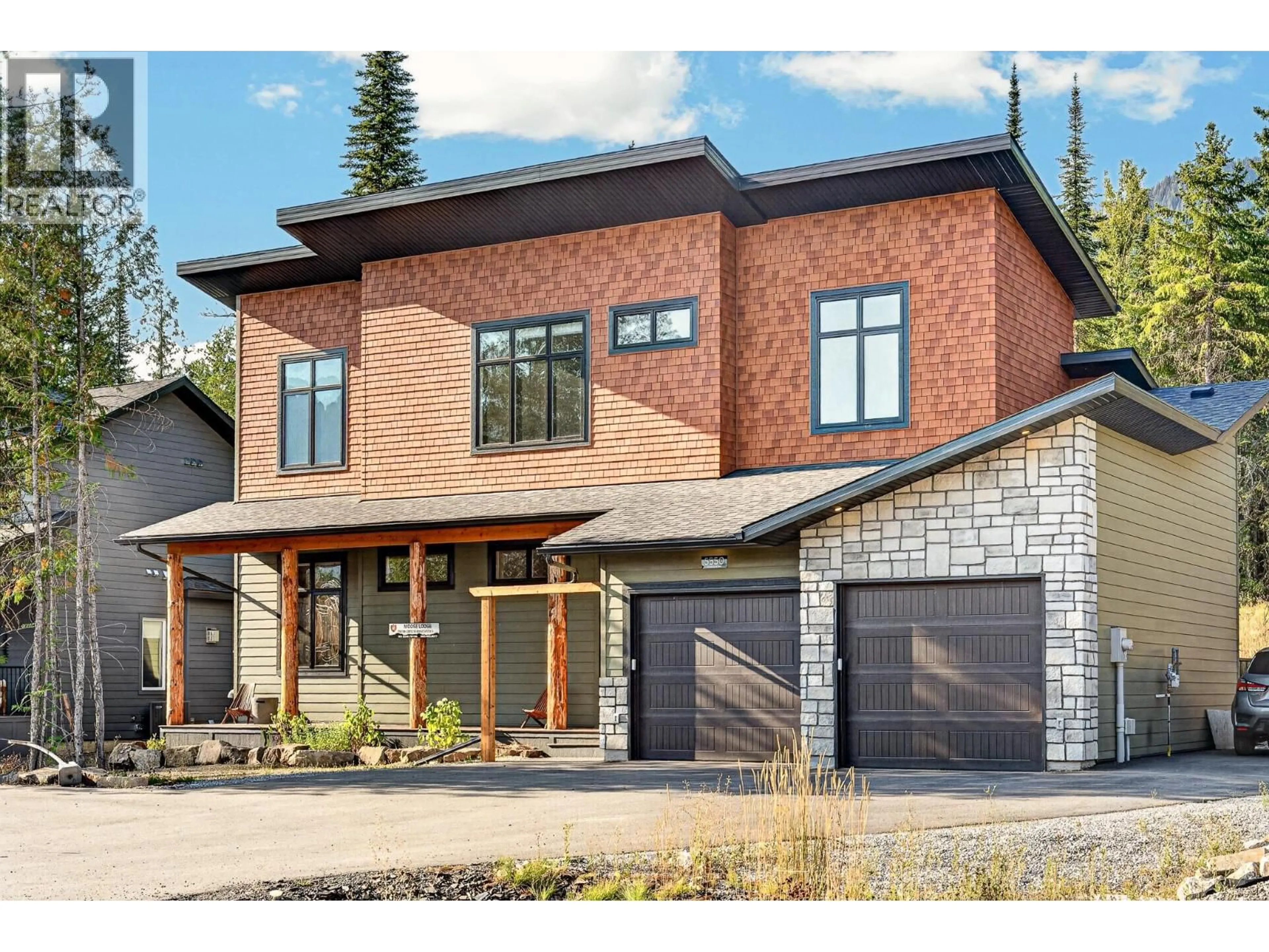 Home with brick exterior material, street for 5550 CURRIE BOWL WAY, Fernie British Columbia V0B1M6